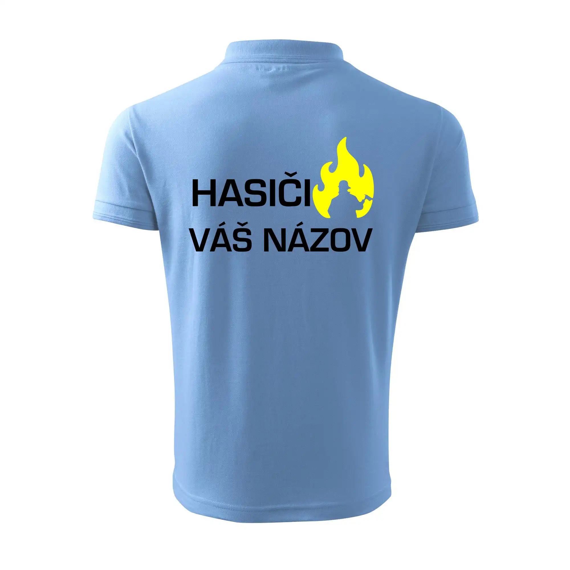 Hasiči - Váš názov - FLUO + Reflexná potlač