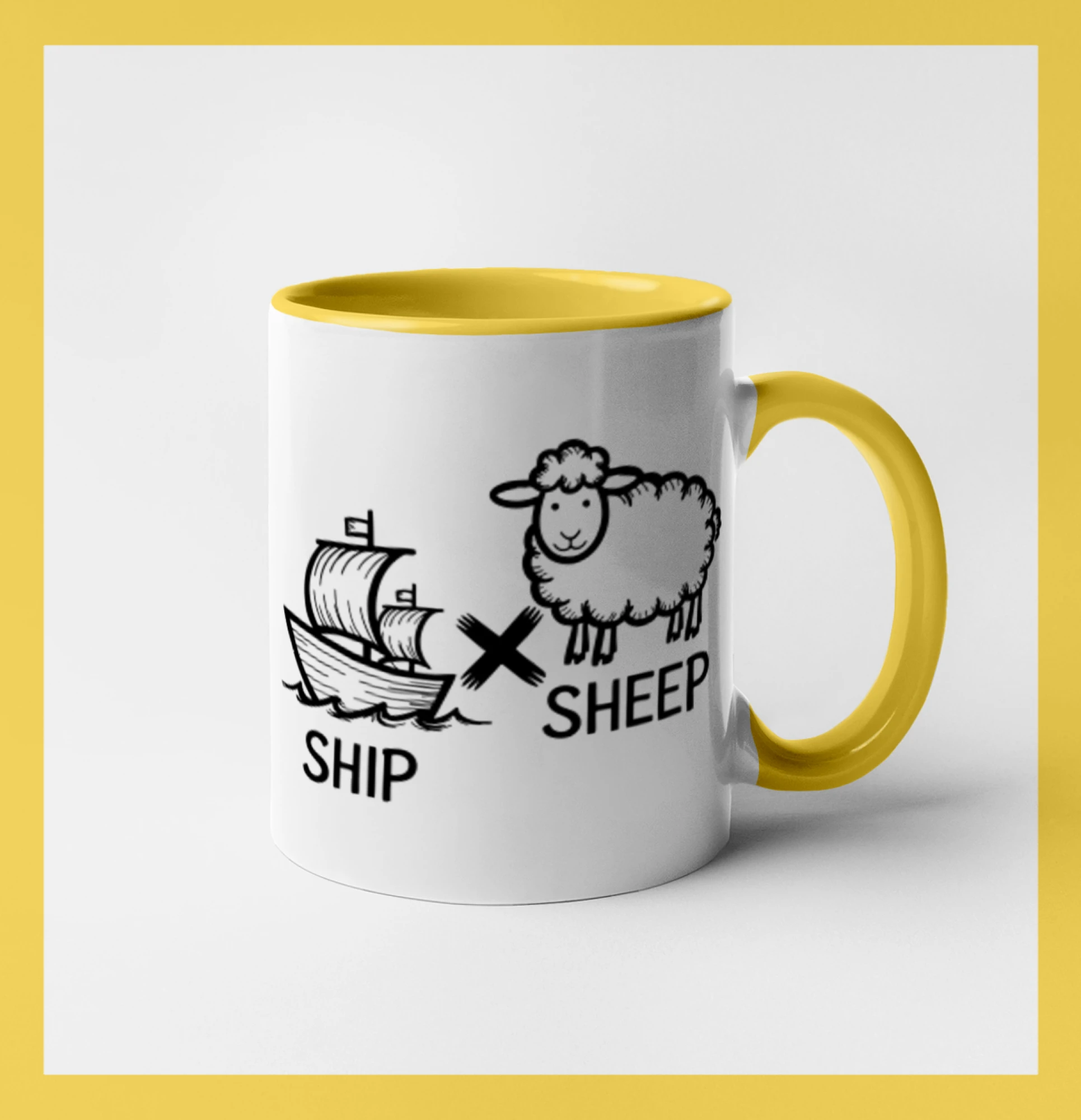 Ďalšie tričká pre školákov - Anglický slovníček - Ship sheep - Hrnček 