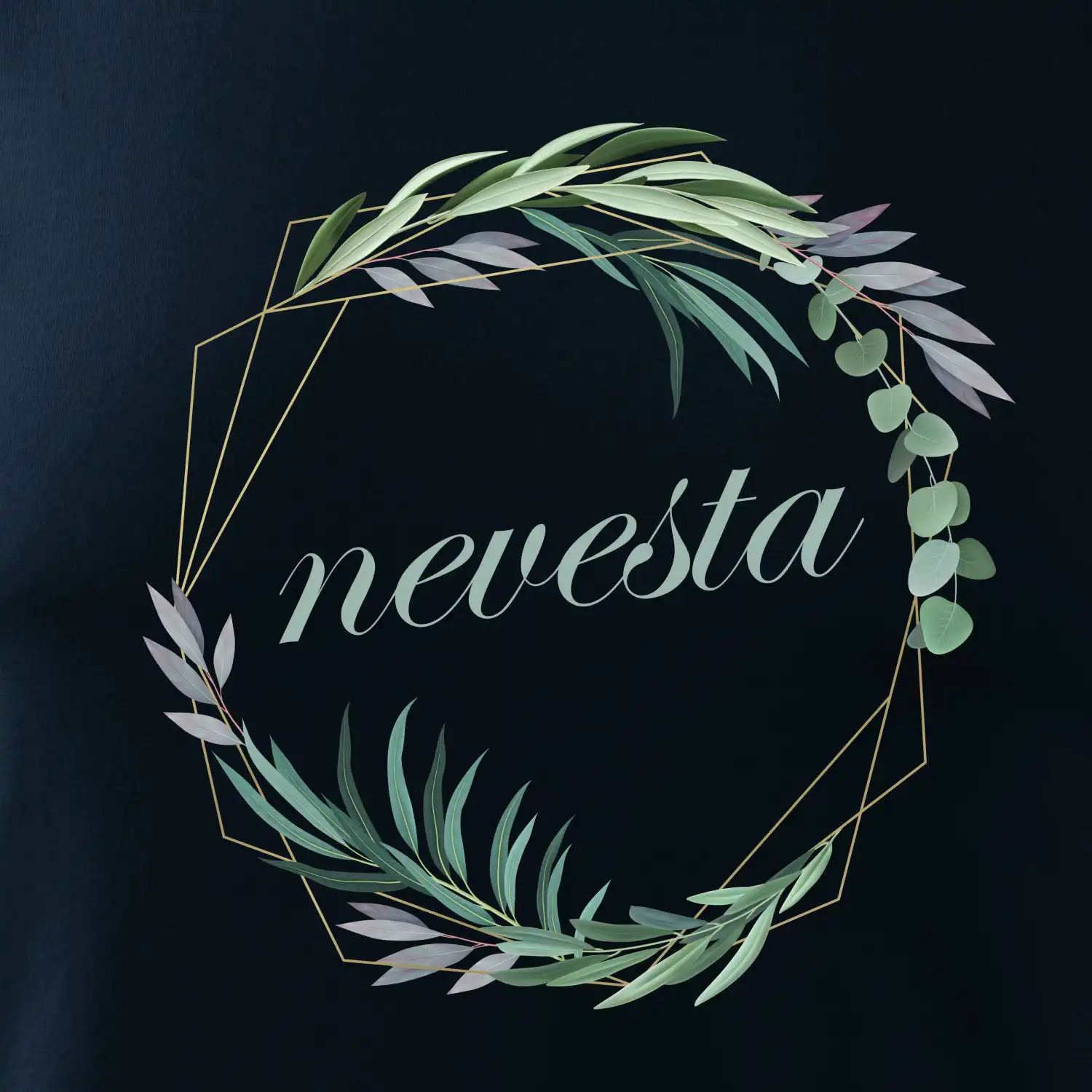 Nevesta kvetinový kruh zelený SK