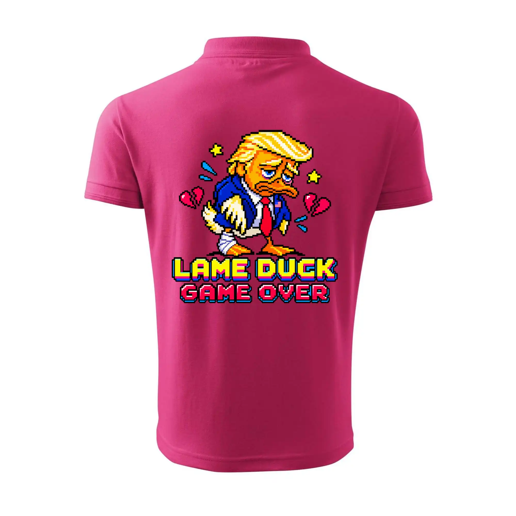 Trump lame duck pixel art game over