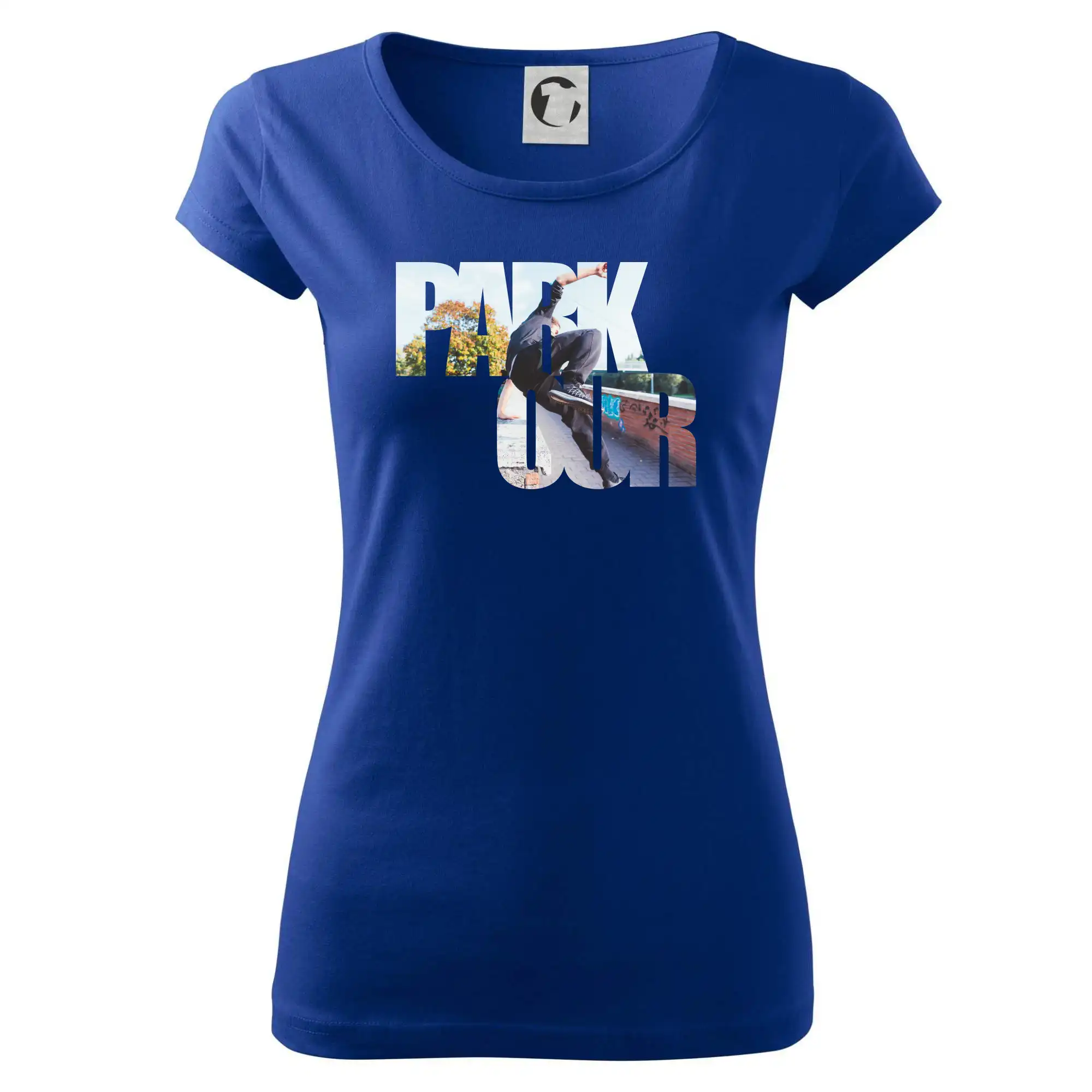 Parkour nápis ve městě