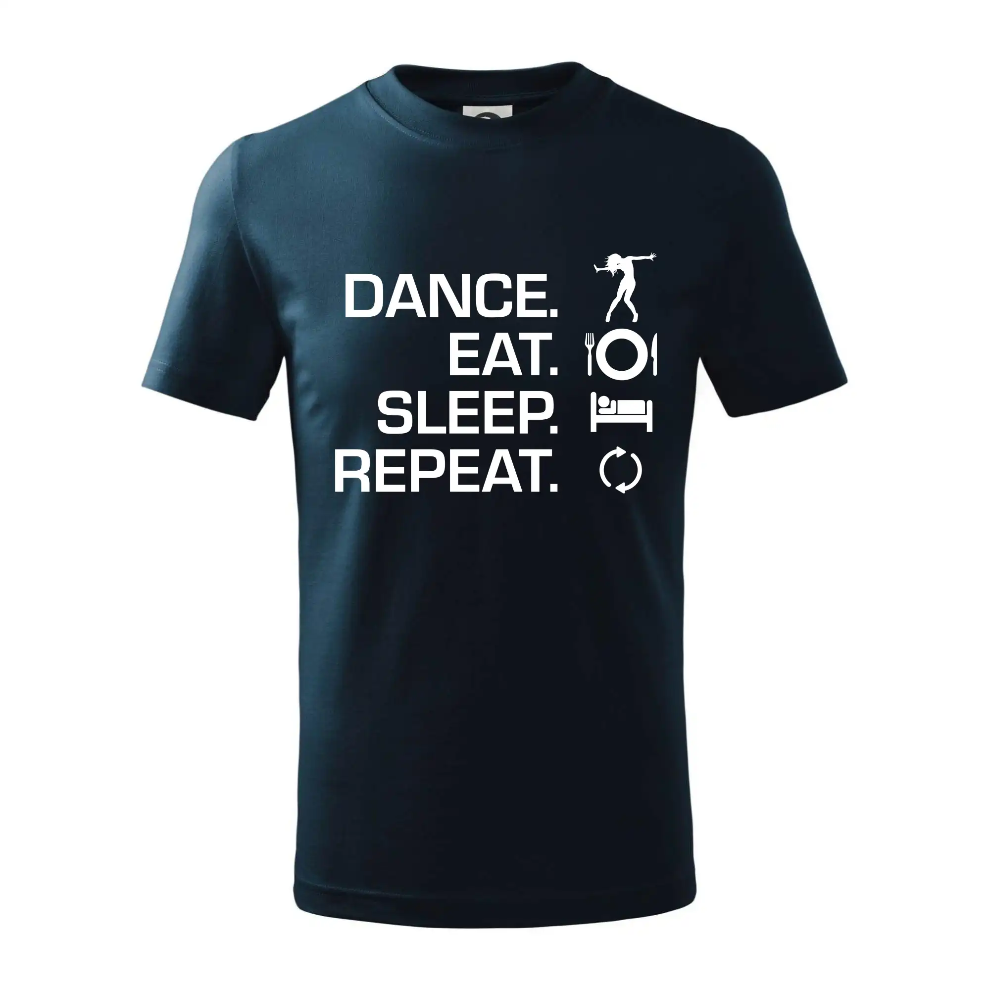 Dance eat sleep repeat - Kluk - Tričko detské bavlnené