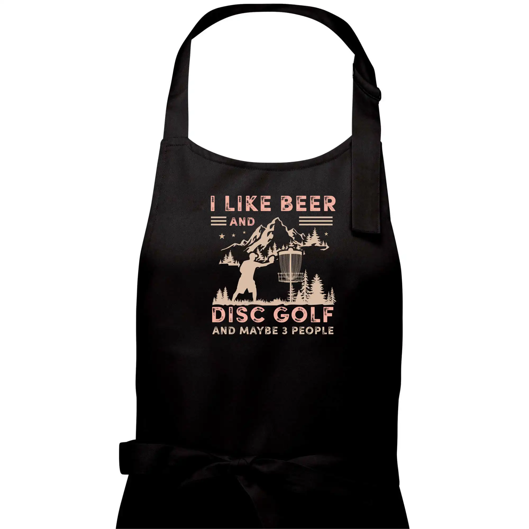 I like beer and disc golf - Pánska zástera na varenie