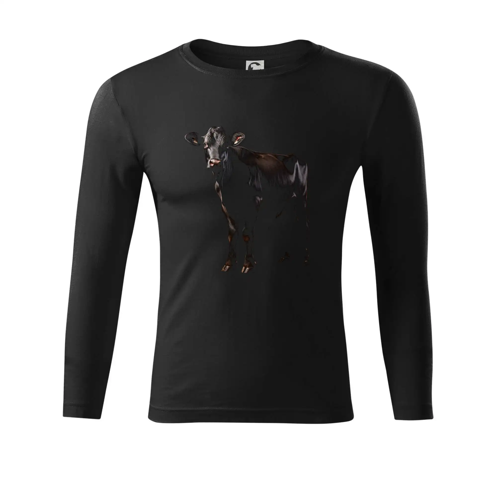 Černá kráva  černá fotka