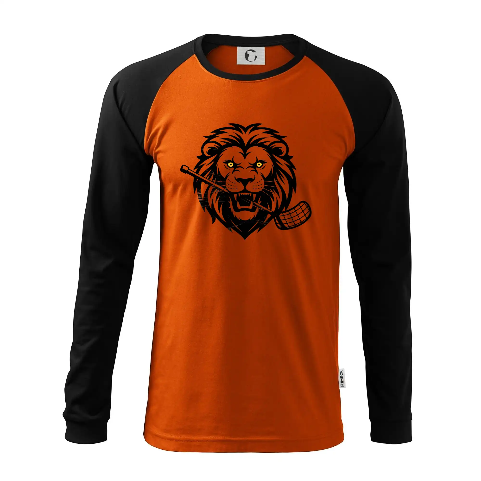 Floorball - Lev s hokejkou v tlamě