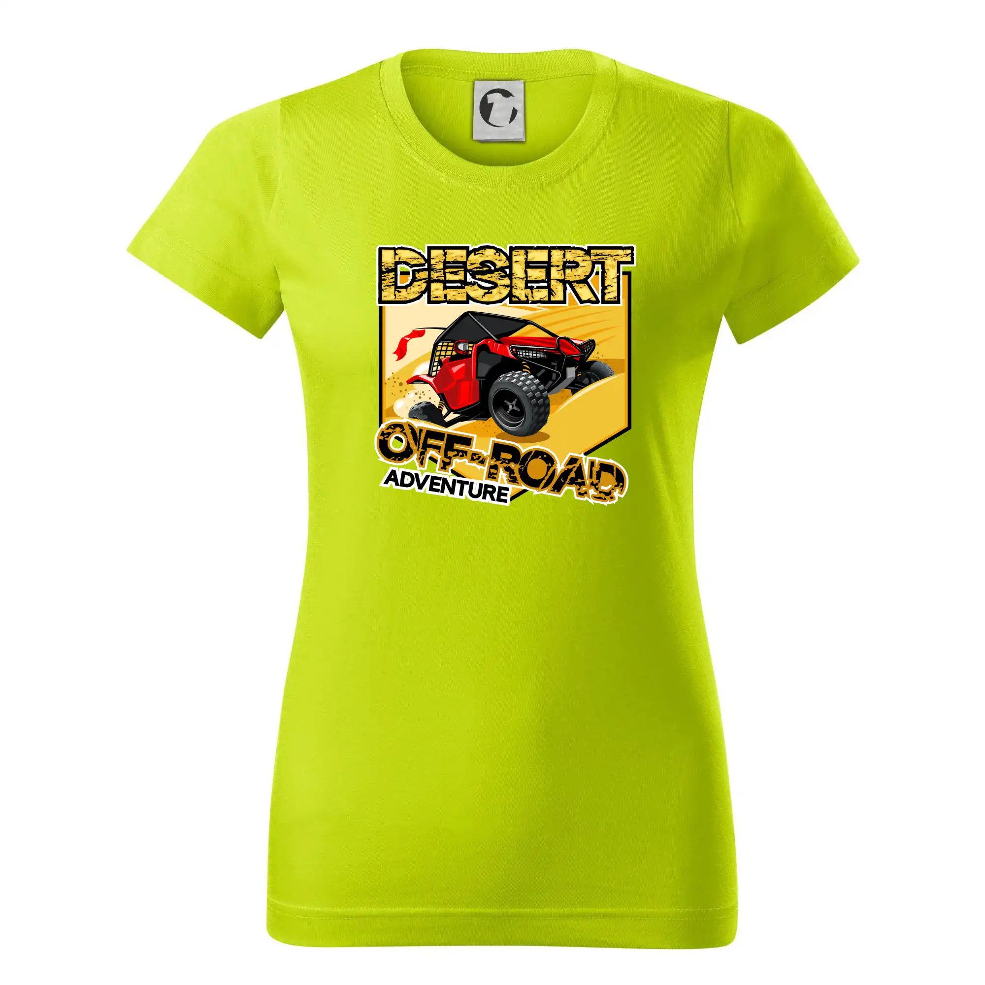 Tričko bugina - Desert offroad adventure - Dámske tričko basic - ľahko voľnejšie a dlhšie