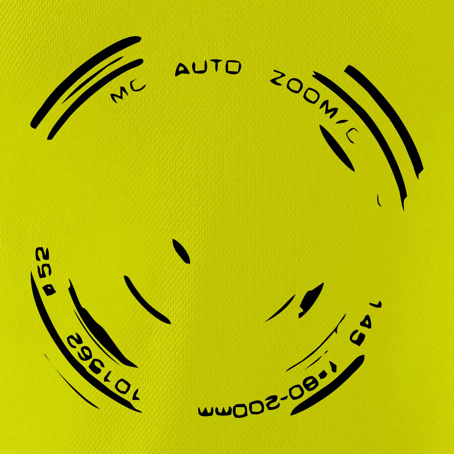 Foto objektiv obtisk