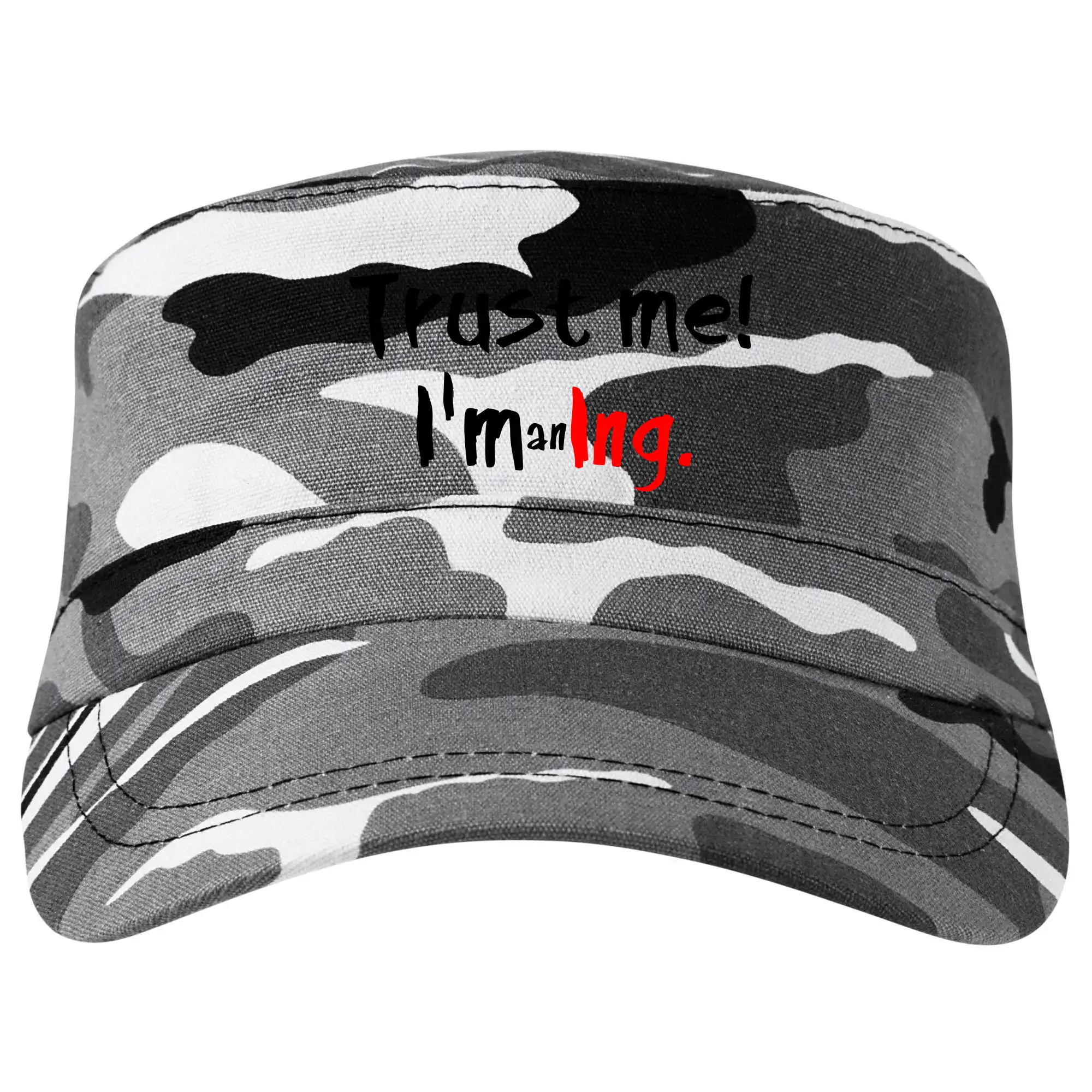 Tričká na ukončenie štúdia - Trust me I´m an Ing. / Ver mi som Ing. - Šiltovka CAMO