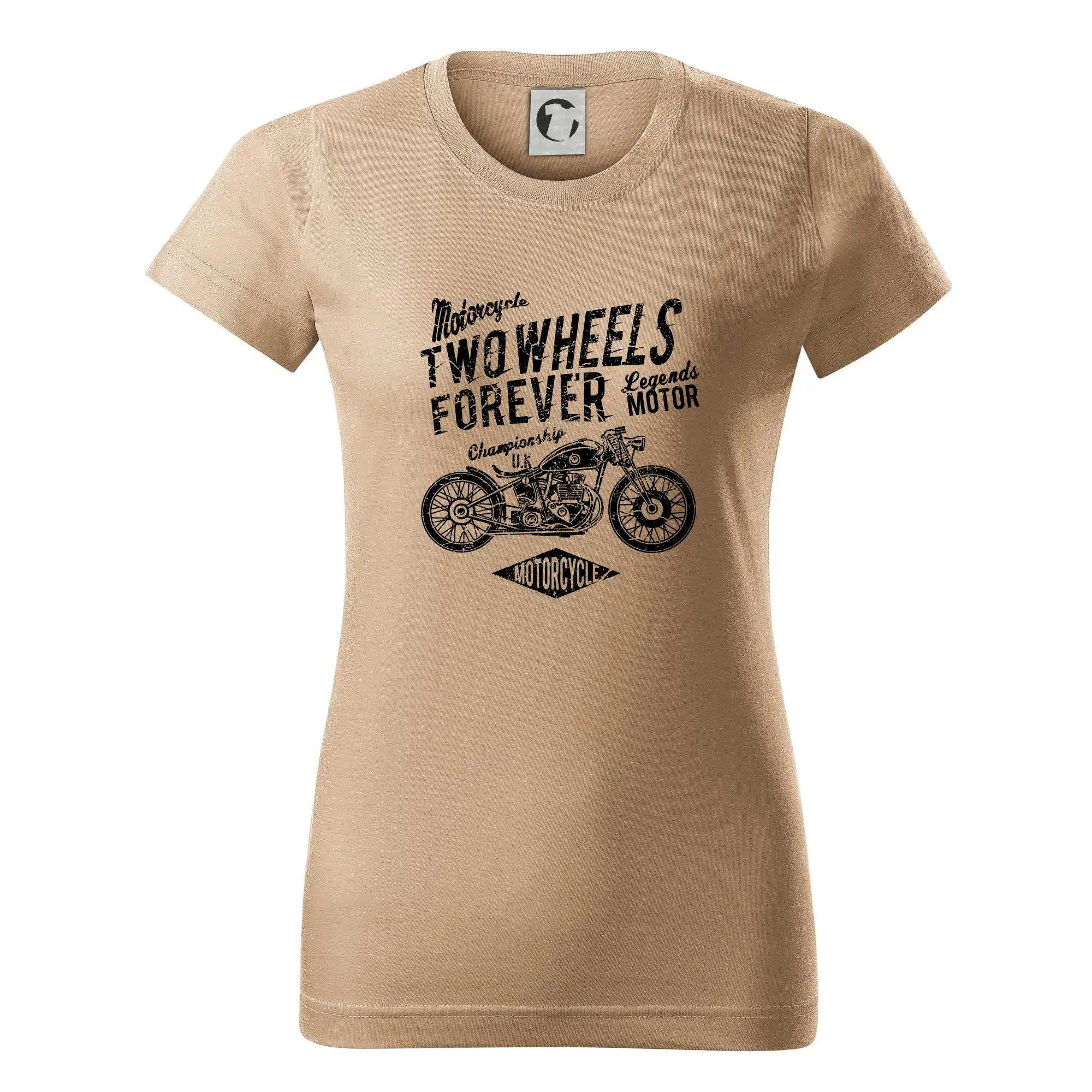 Two Wheels Forever 1 - Dámske tričko basic - ľahko voľnejšie a dlhšie