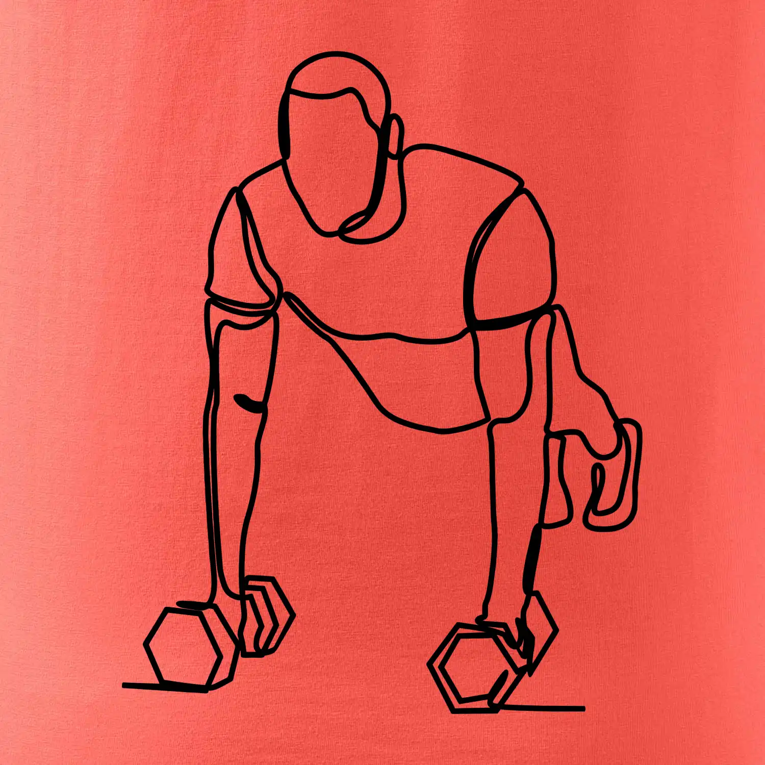 Trenér fitness jedním tahem