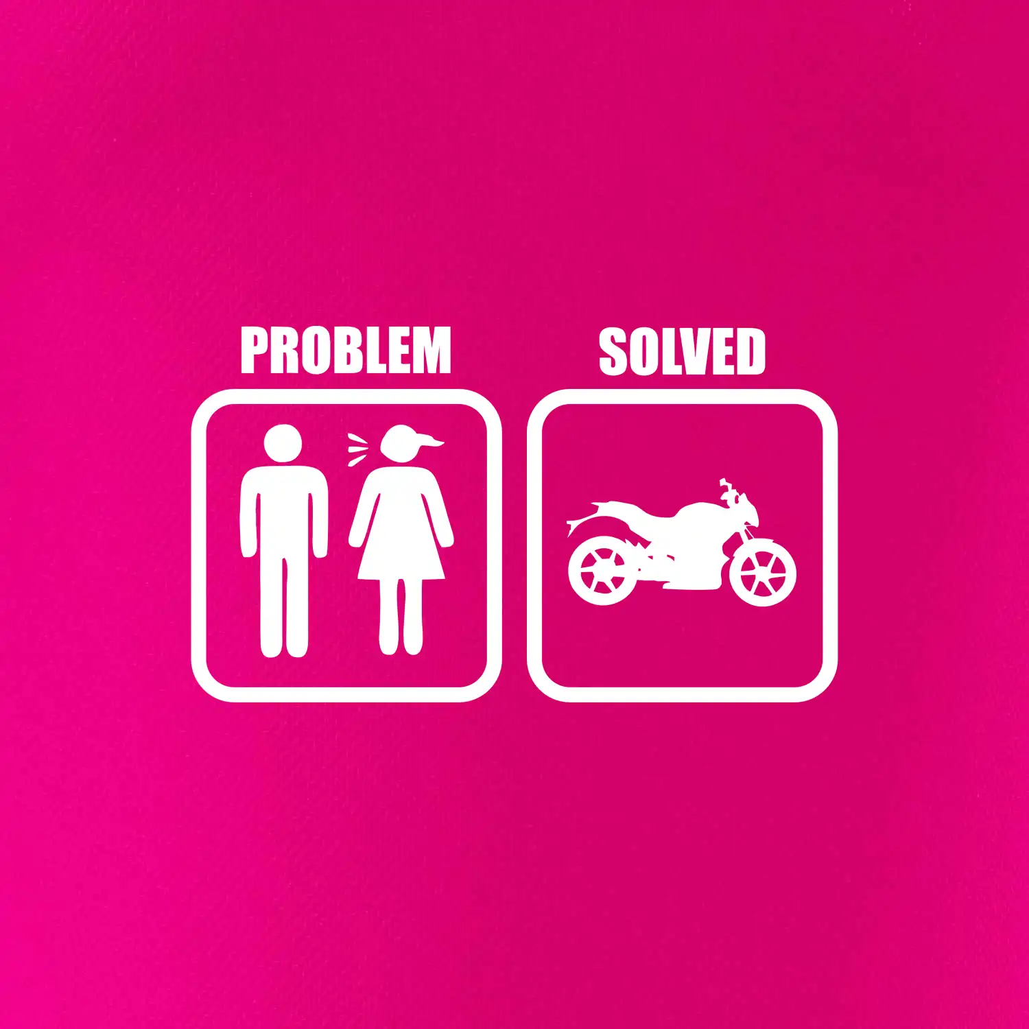 Problém silniční motorka