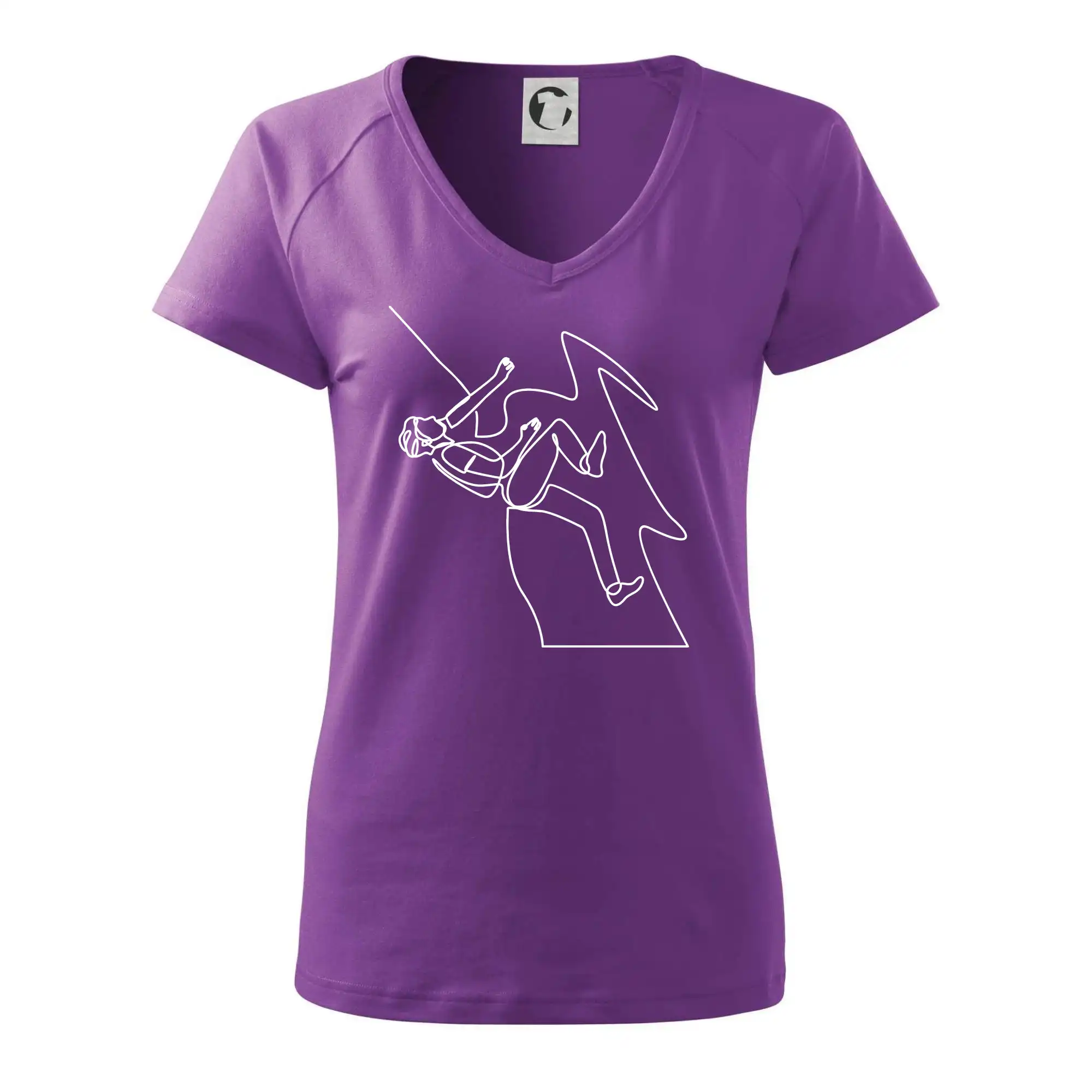 Lezec na skále jedním tahem