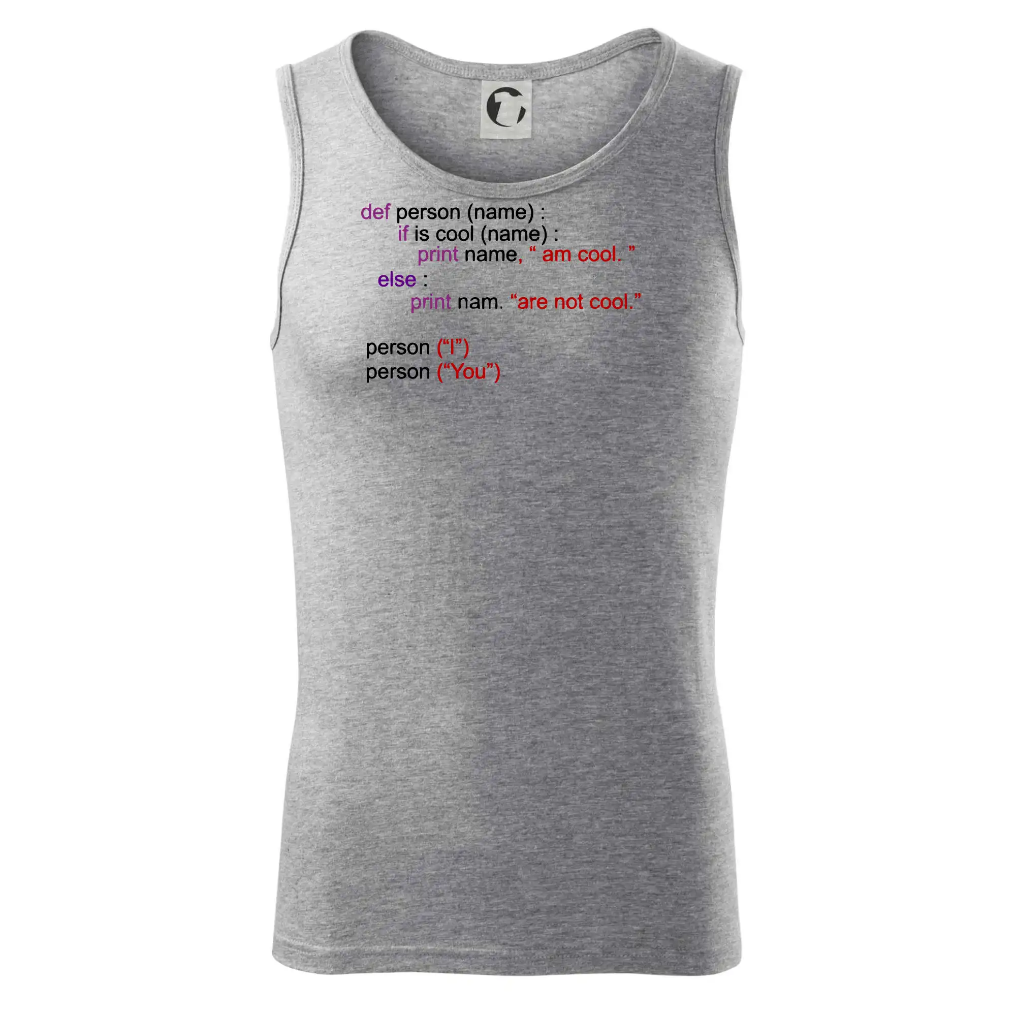 Python I am cool, You are not cool