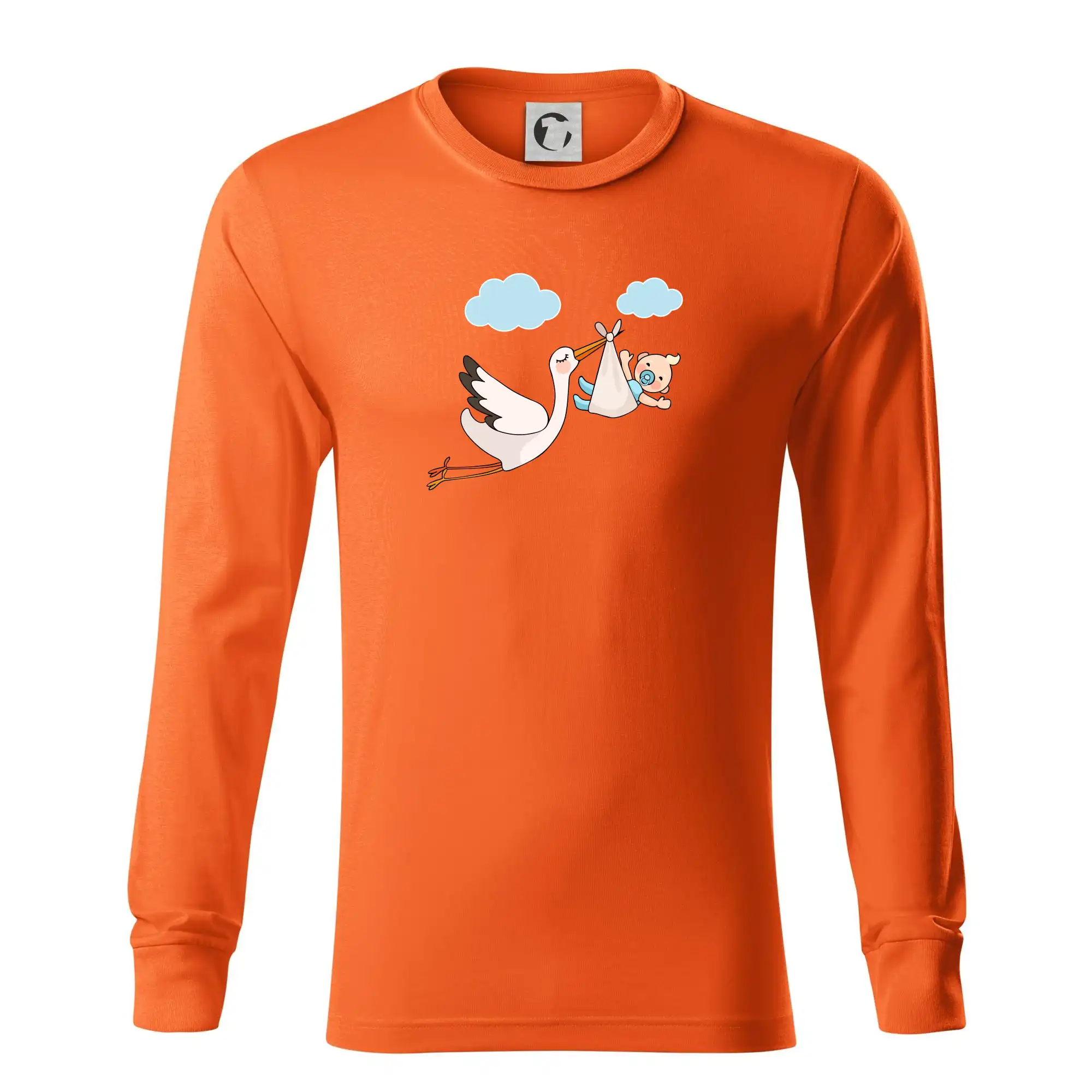 Čáp čekáme miminko - kluk