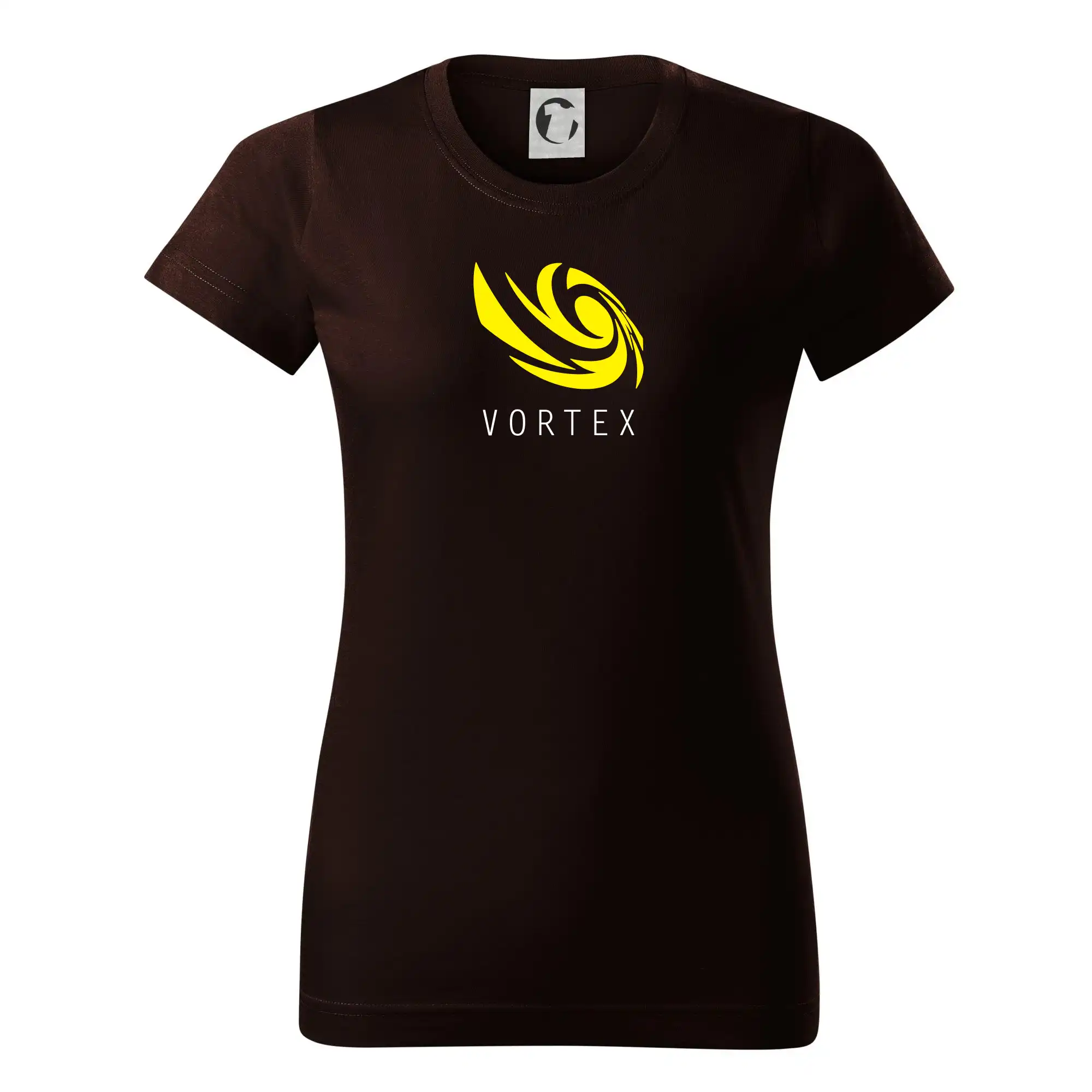 Tričká, mikiny a šiltovky pre Youtubery - Vortex logo farebné - Dámske tričko basic - ľahko voľnejšie a dlhšie
