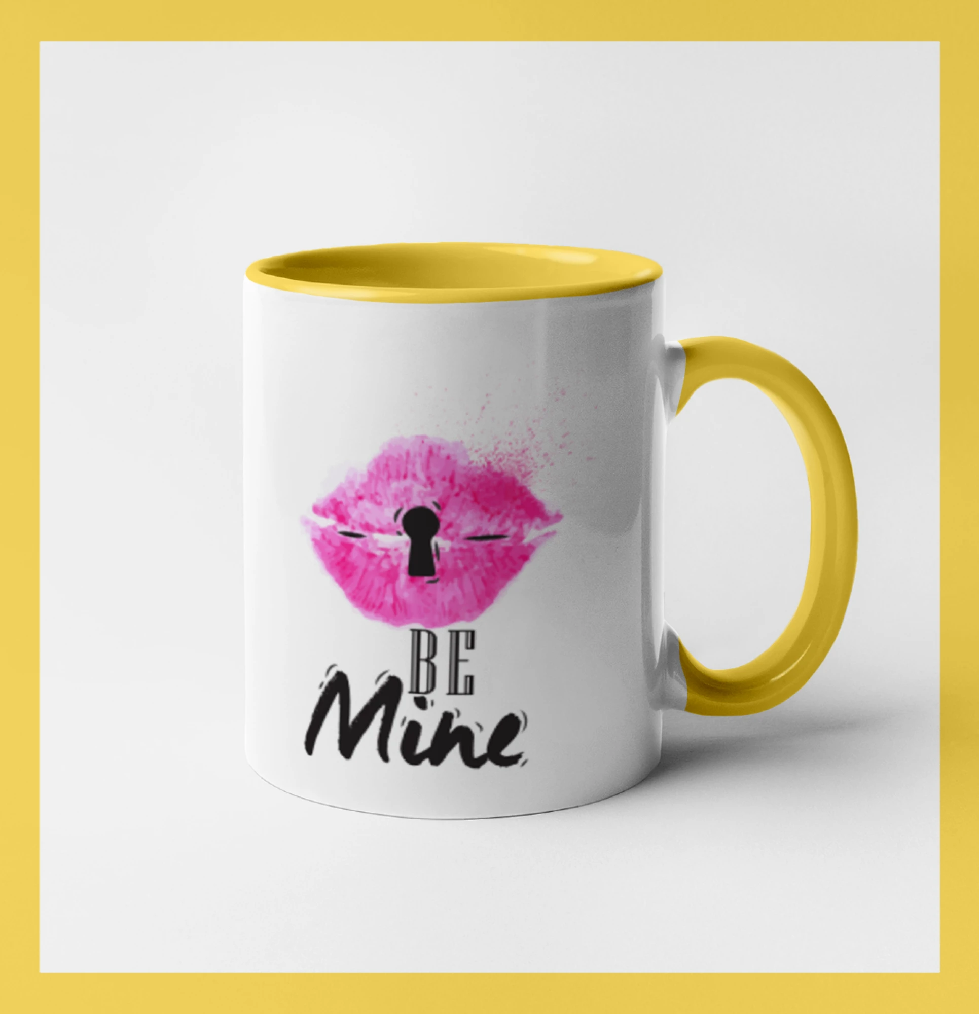 Tričká pre zamilovaných - Kiss be mine - Hrnček 
