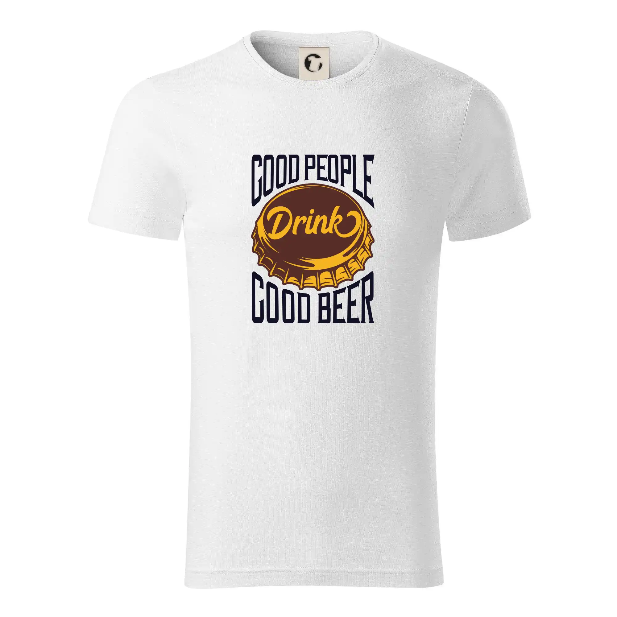 Vtipná tričká pre pivárov - Good People Drink good Beer - Tričko z organickej bavlny