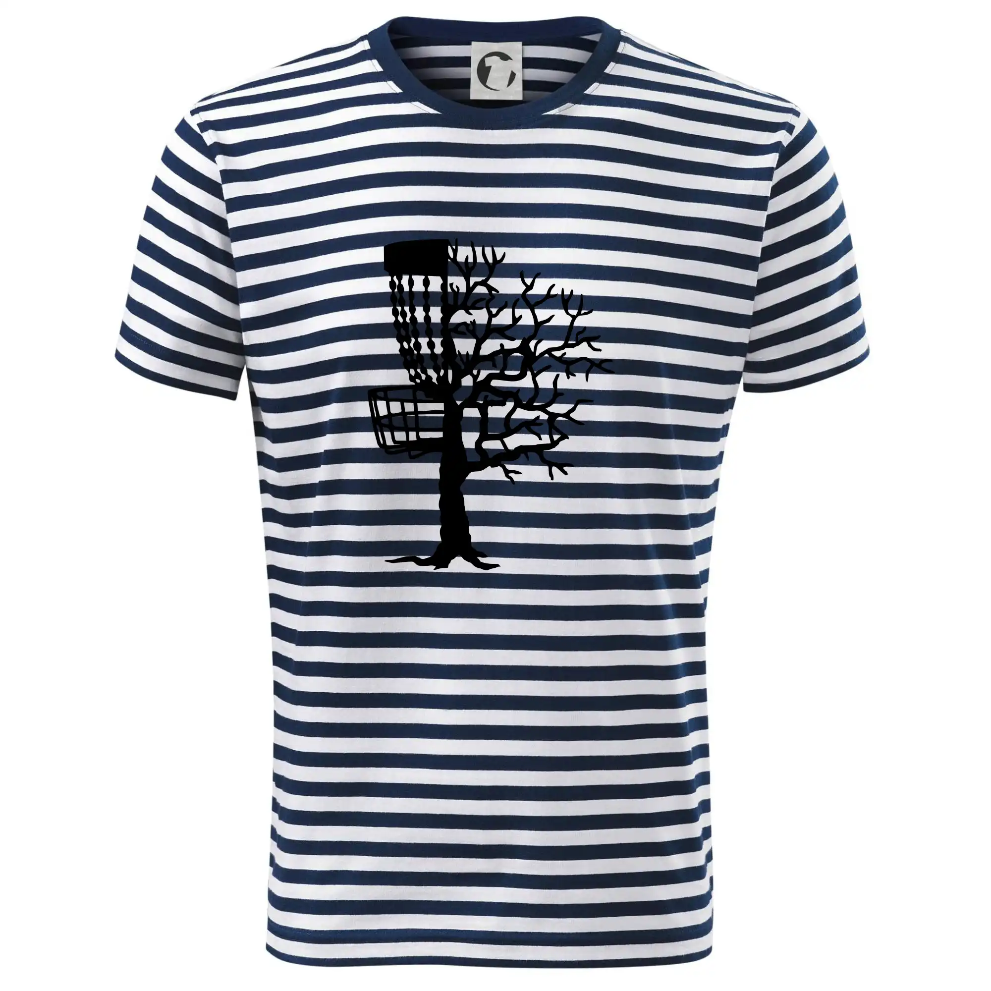 Disc golf pozor strom - Tričko na vodu