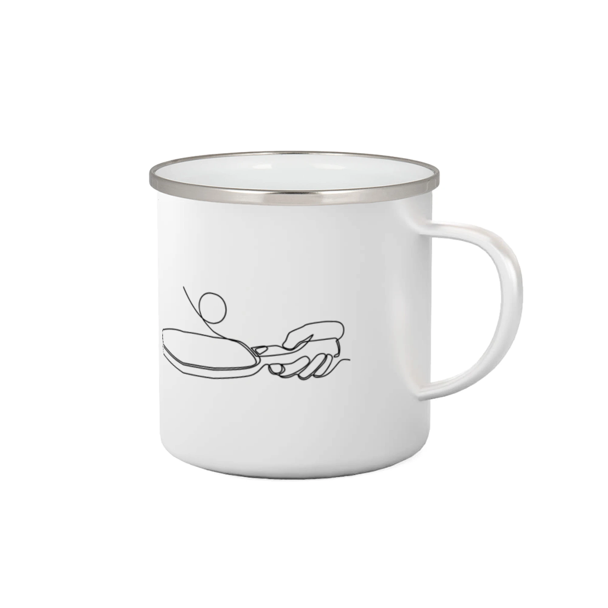 Tričká a mikiny s obrázkami jedným ťahom - Stolný tenis jedným ťahom - Plecháčik