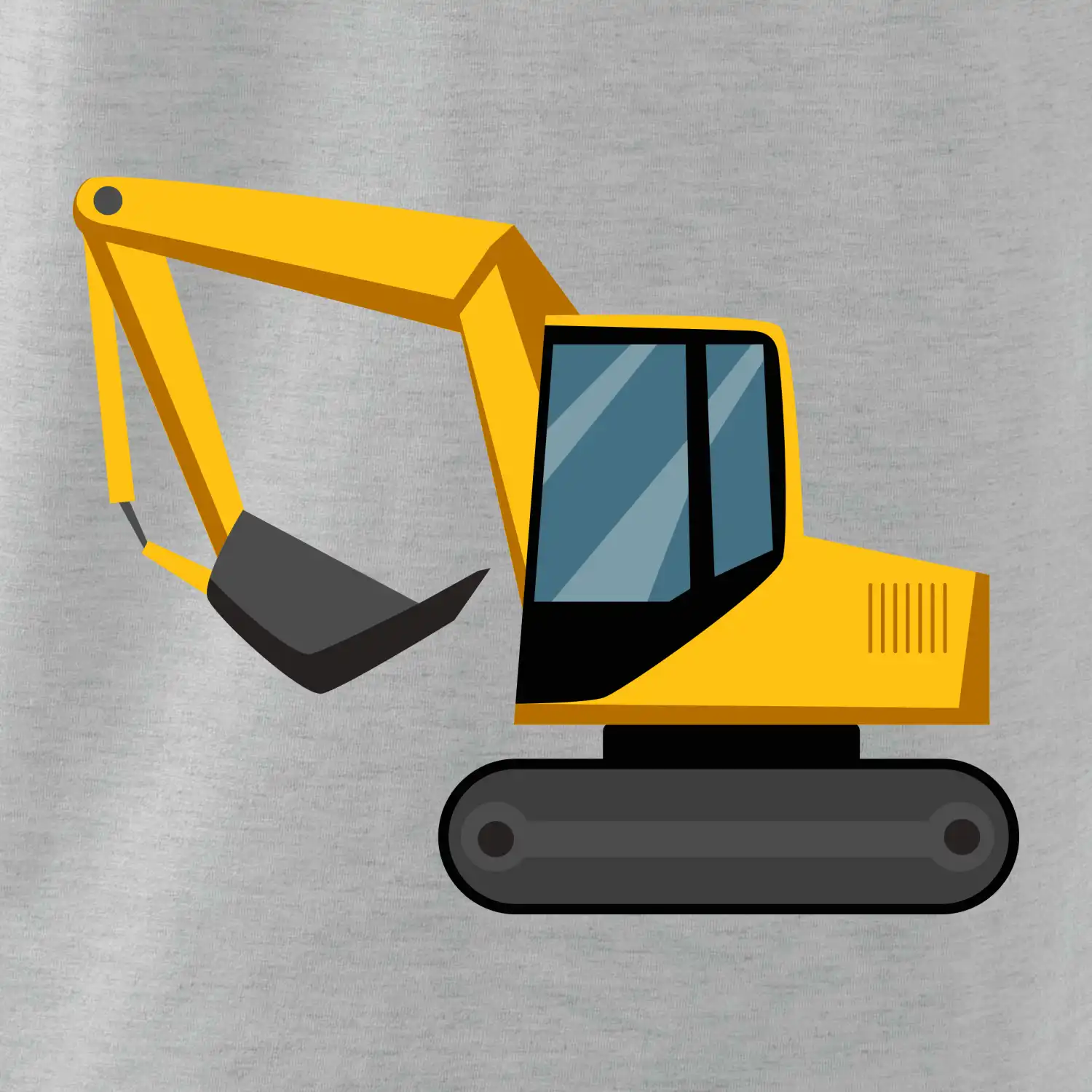 Bagr bez nápisu  z boku