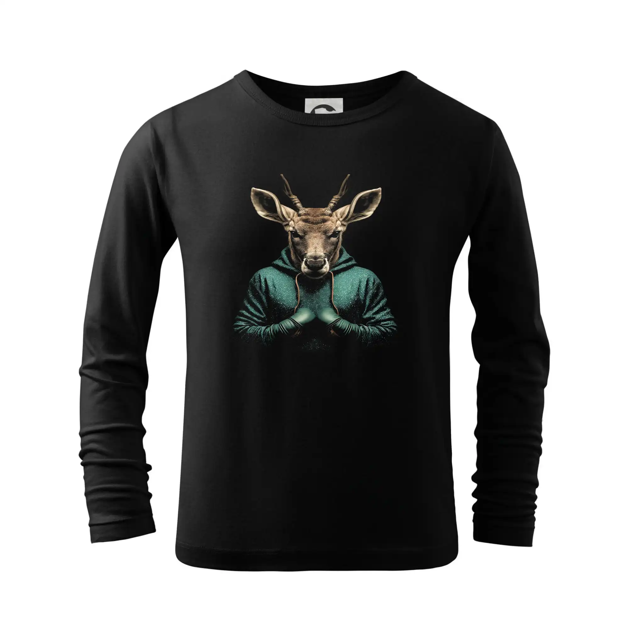 Tričká so zvieratami - Jelen boxer - Tričko detské Long Sleeve