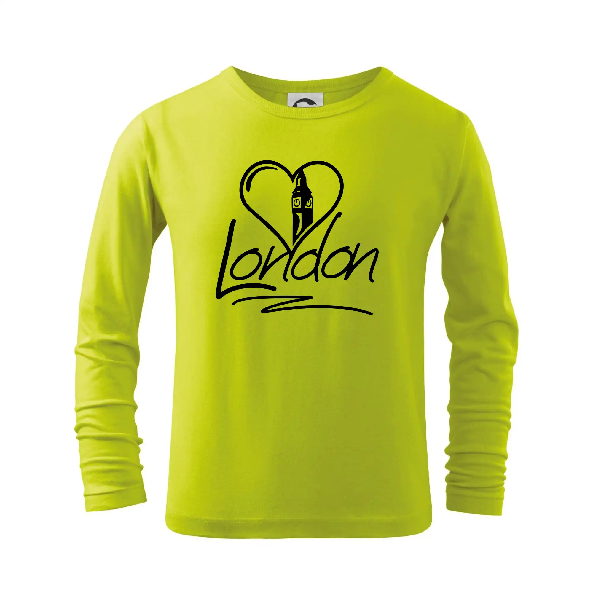 Tričká Anglicko - London Love - Tričko detské Long Sleeve