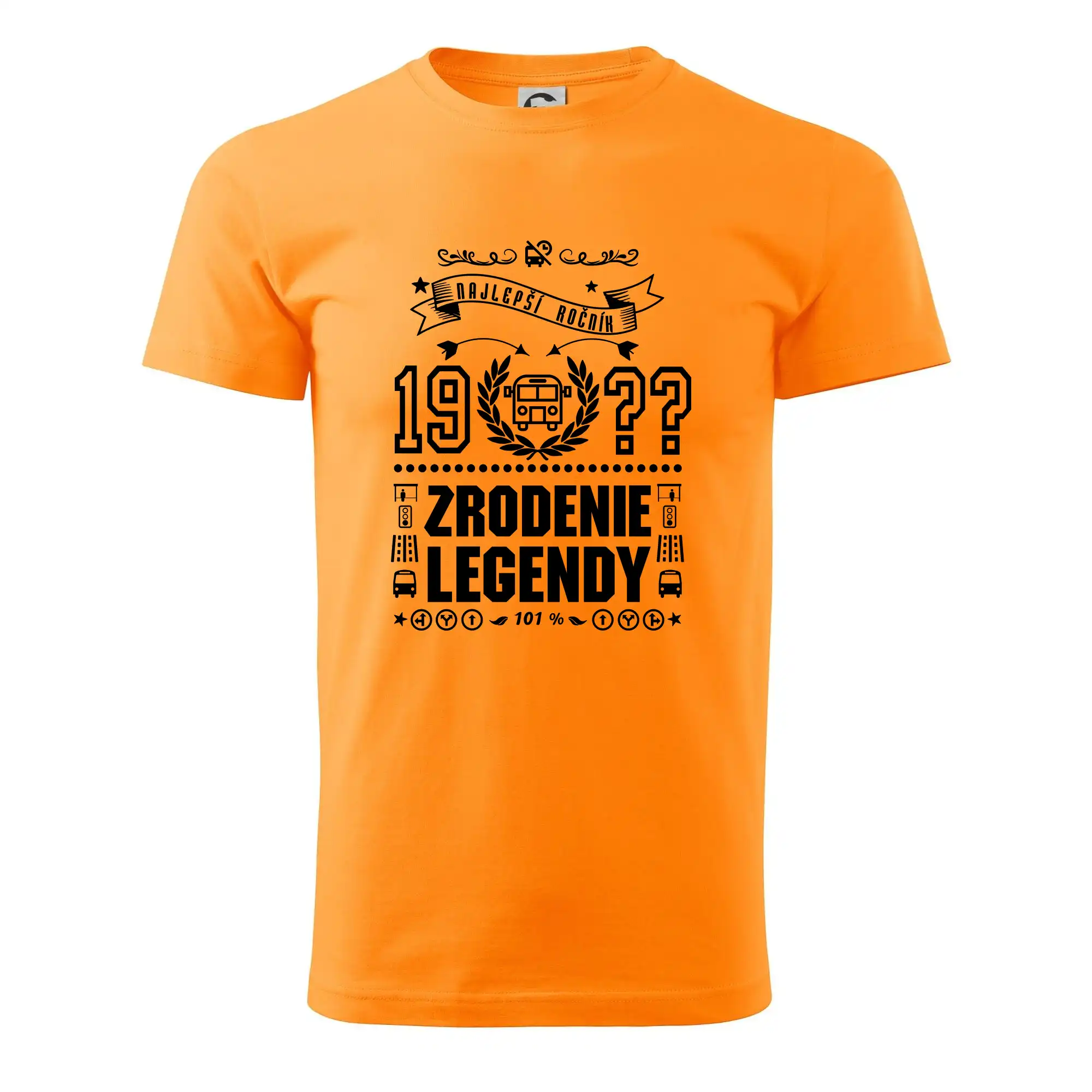Trička Zrodenie legendy - Zrodenie legendy vodič autobusu - Pánske tričko nižšej gramáže