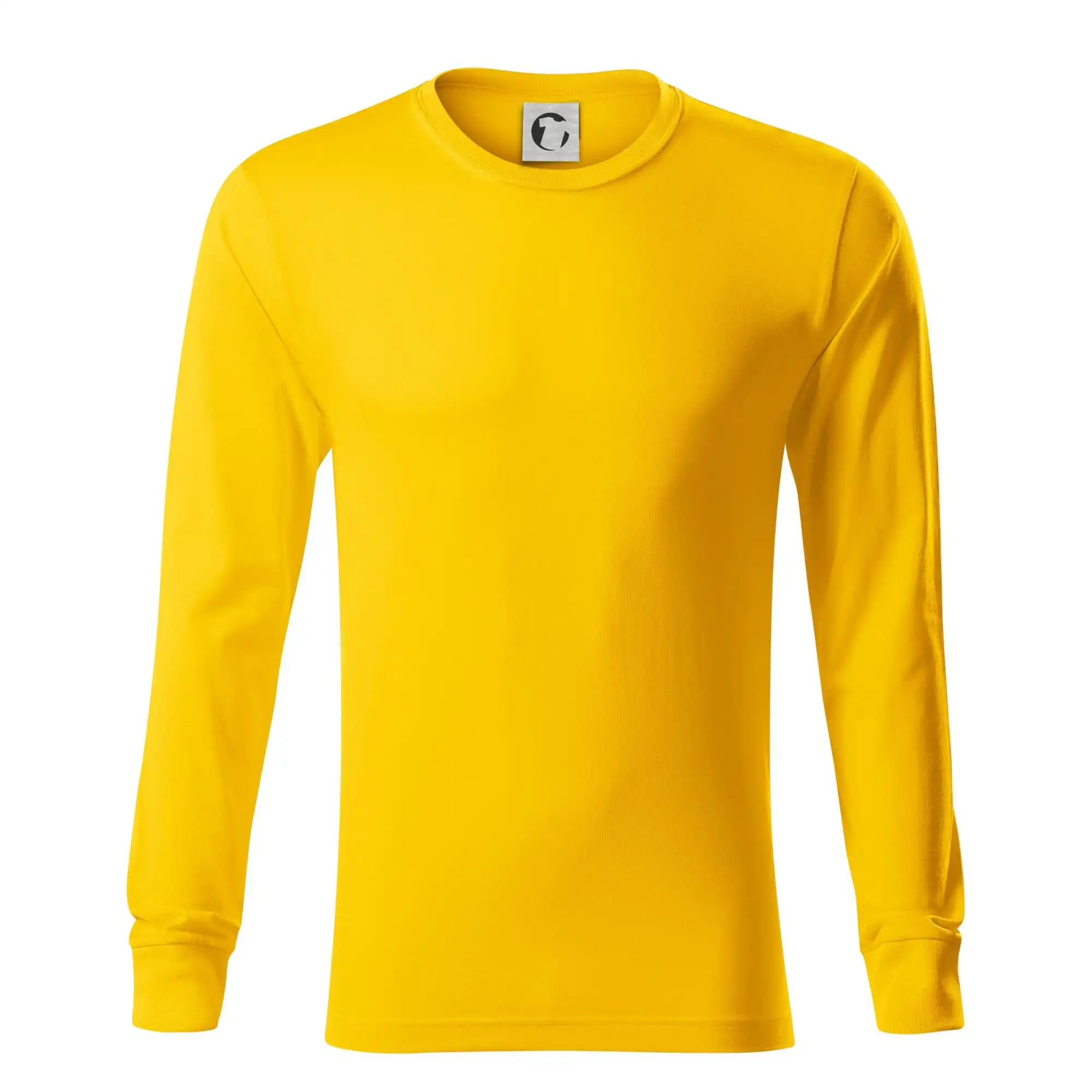 MyShirt tričká - Žlté tričko - Tričko s dlhým rukávom LS R05