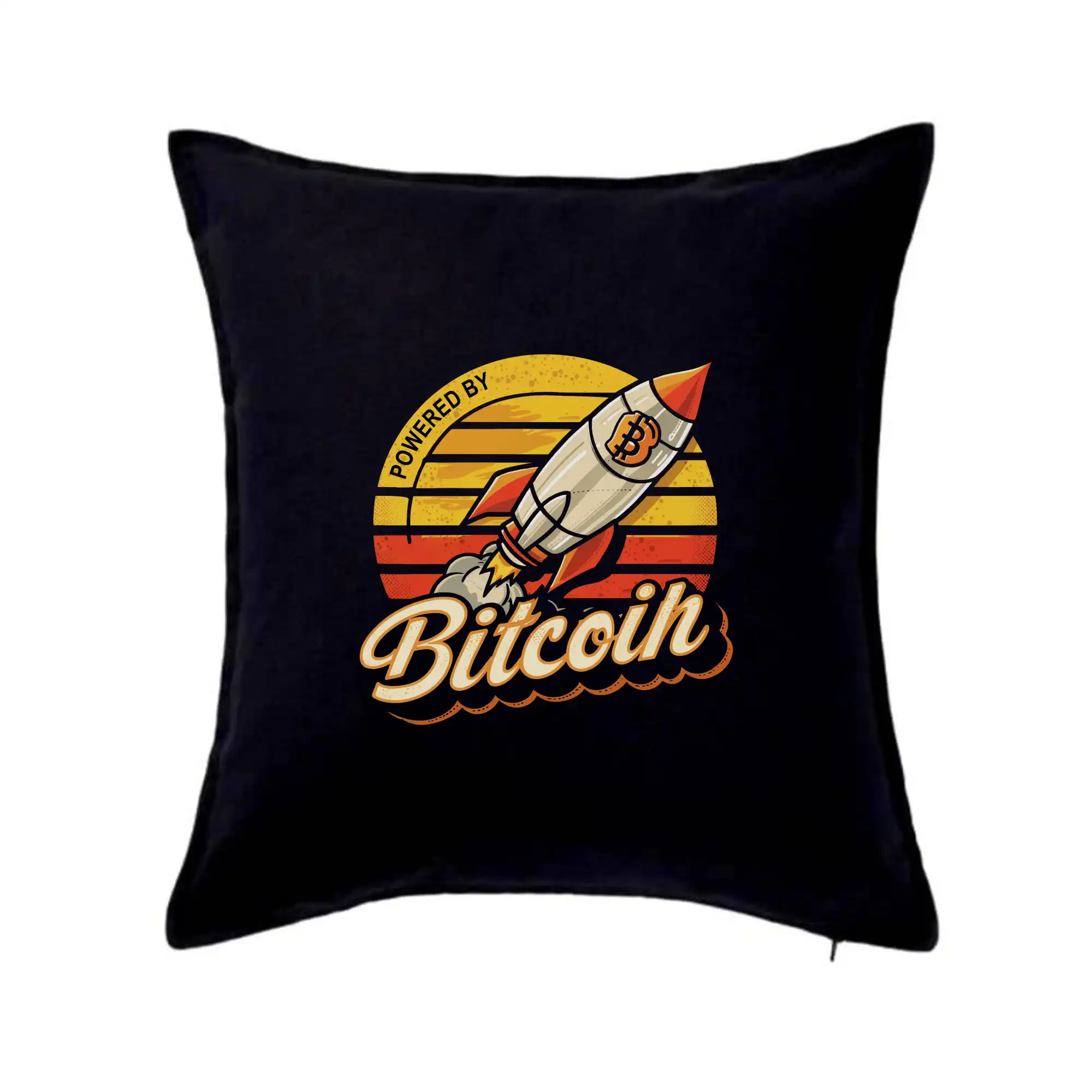 Powered by Bitcoin  bitcoin rocket - Vankúš 50x50