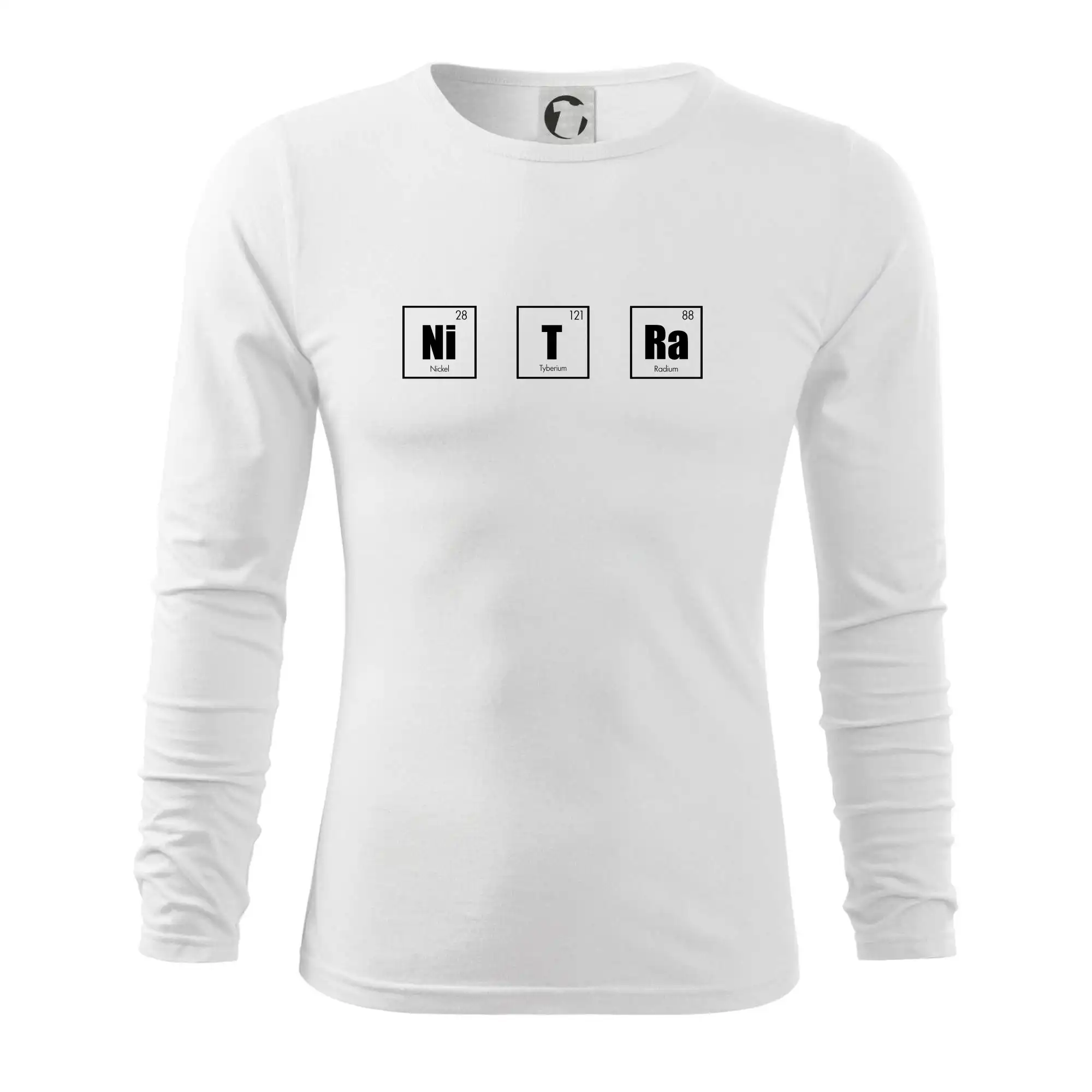 Periodické Tabuľky - Periodická tabuľka Nitra - Tričko s dlhým rukávom FIT-T long sleeve