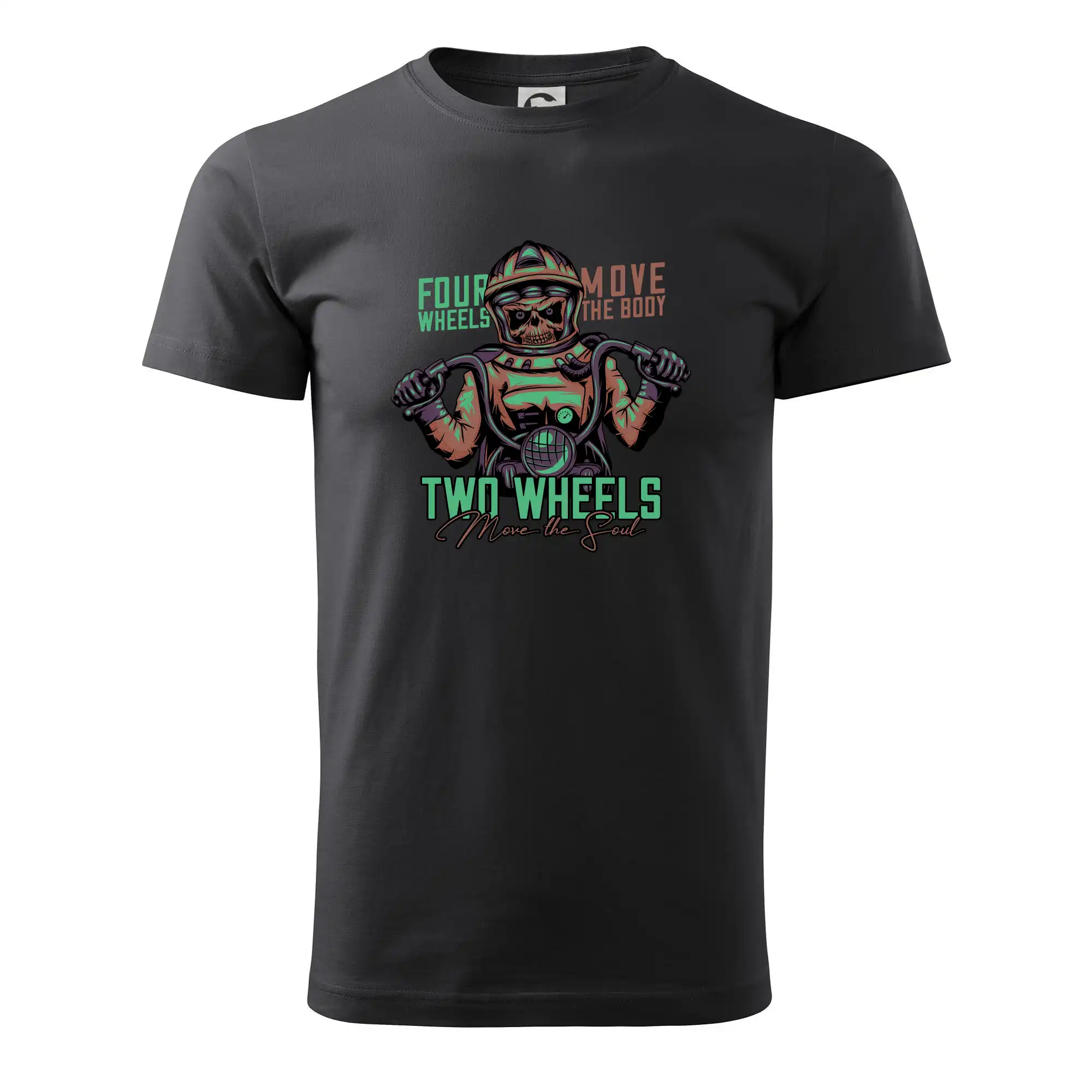 Tričká a mikiny s potlačou motoriek – pre pravých motorkárov - Two Wheels Move the Soul - Klasické pánske tričko vyššej gramáže