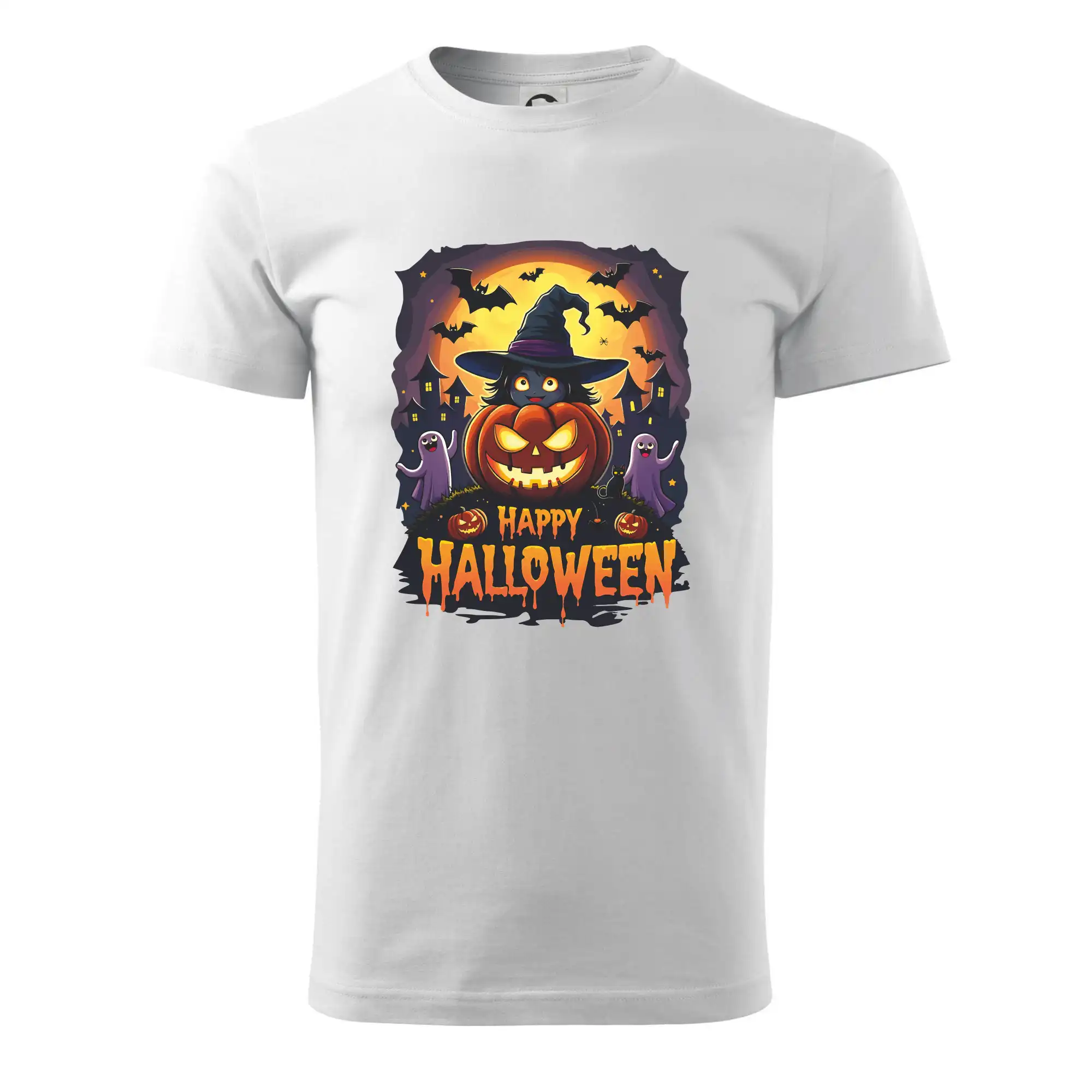 Grafické tričká - Happy Halloween - Tričko extra veľké  (5-8XL)