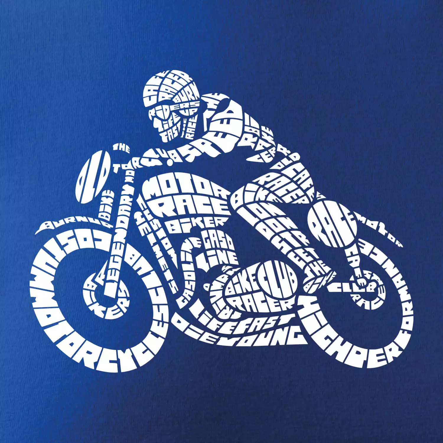Motorkář nápisy