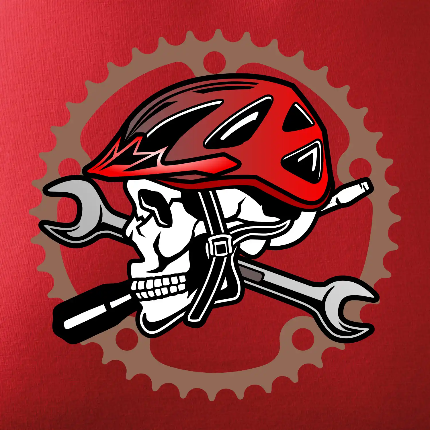 Lebka biker opravář