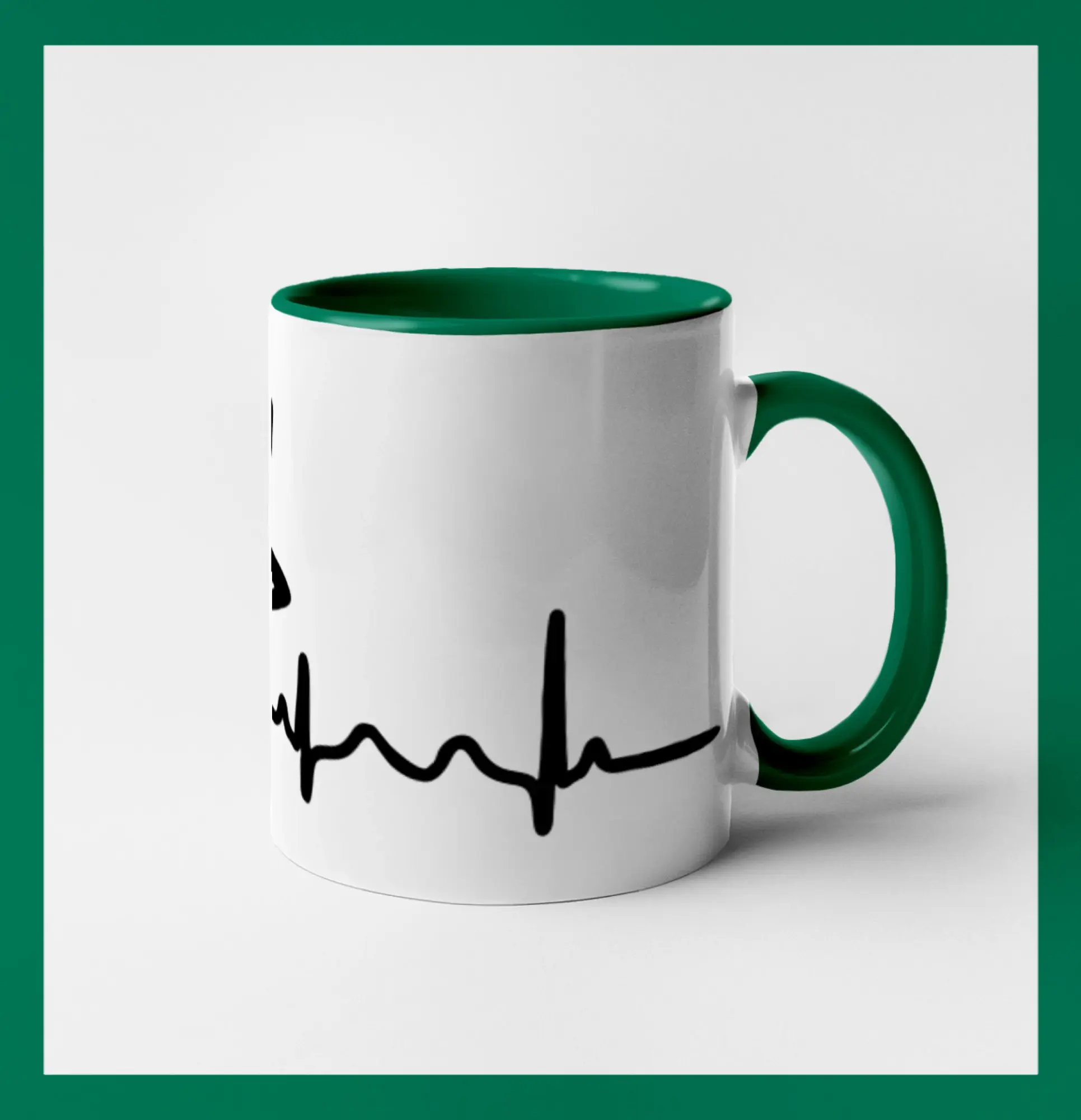EKG tanečník muž - Hrnček 