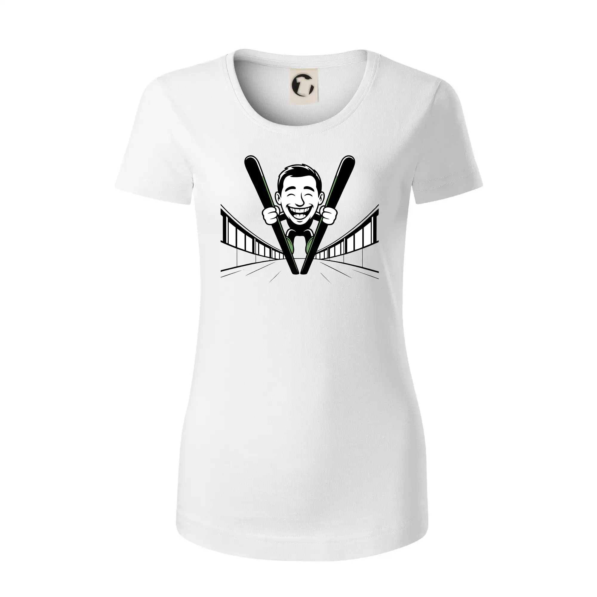 Vysmátý kreslený skokan