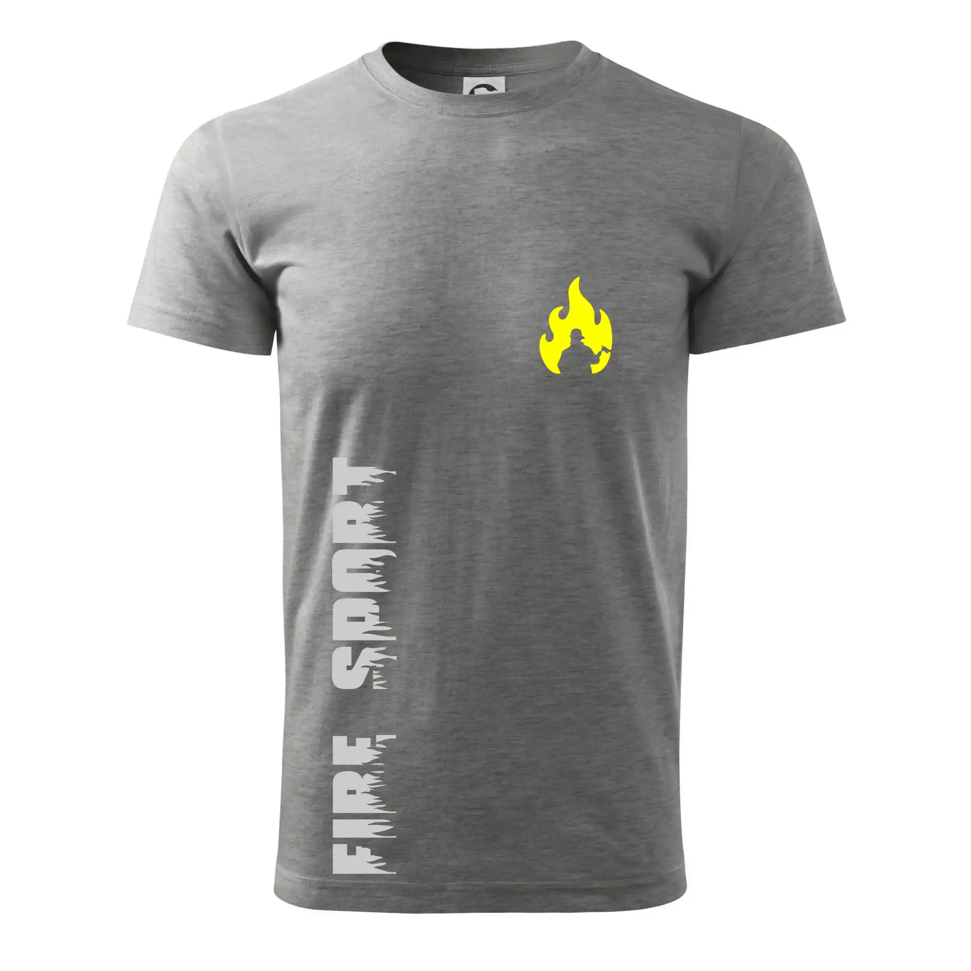 Originálne tričká pre hasičov - DHZ - Váš názov - FLUO + Reflexná potlač - Pánske tričko nižšej gramáže