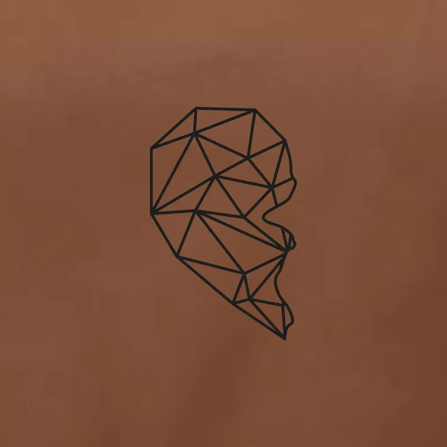 Párovy motiv srdce geometrie - ONA