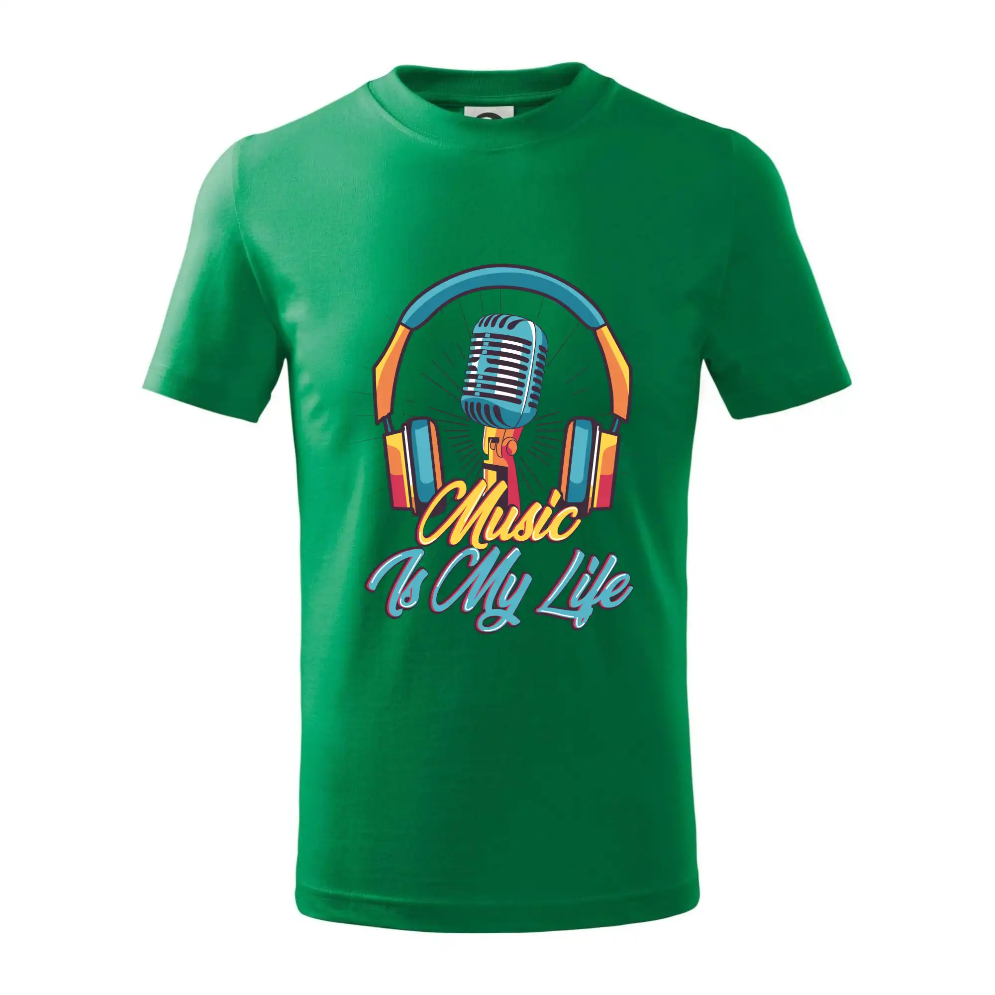 Music is my life slúchadlá - Tričko detské bavlnené