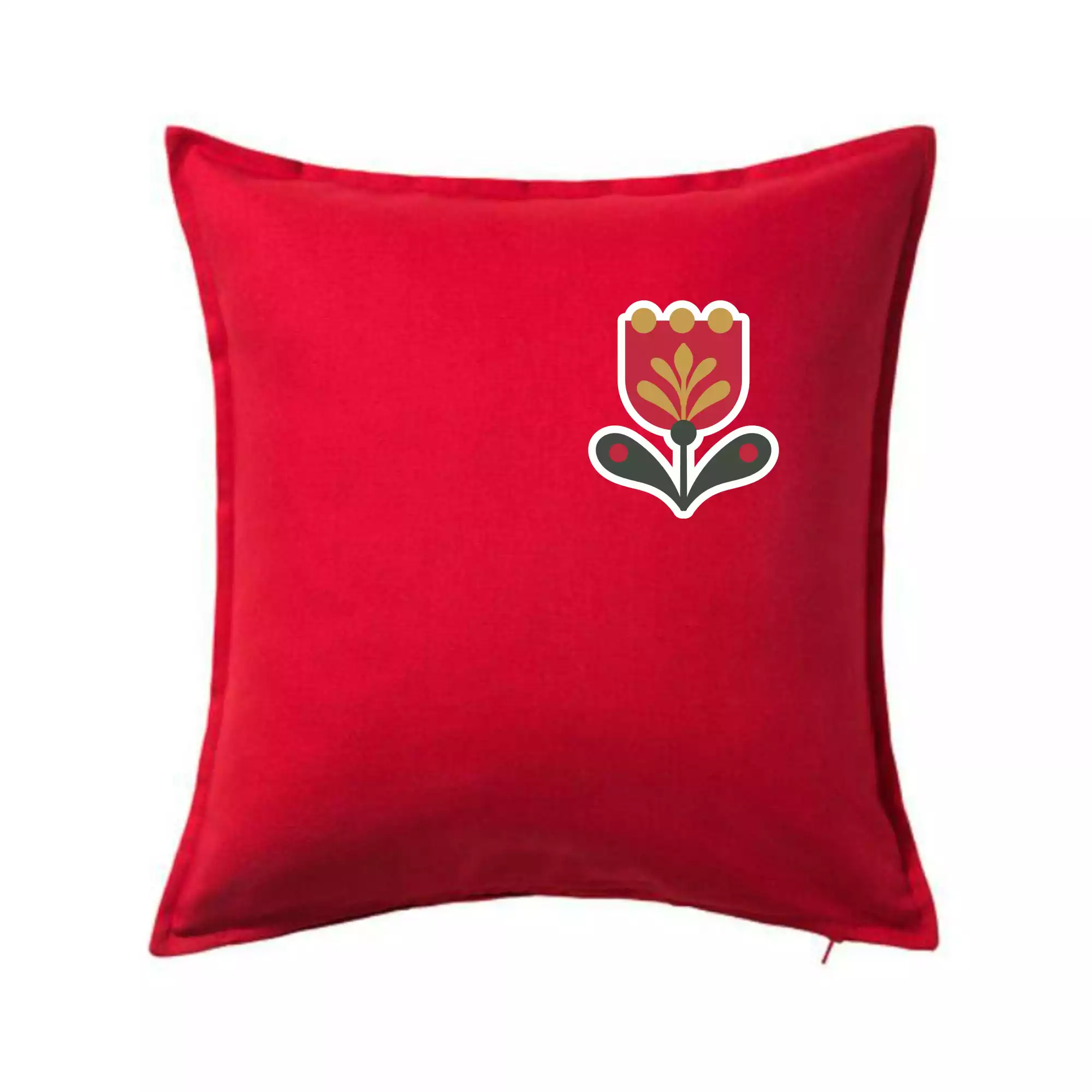 Folklor na prsu tulipán