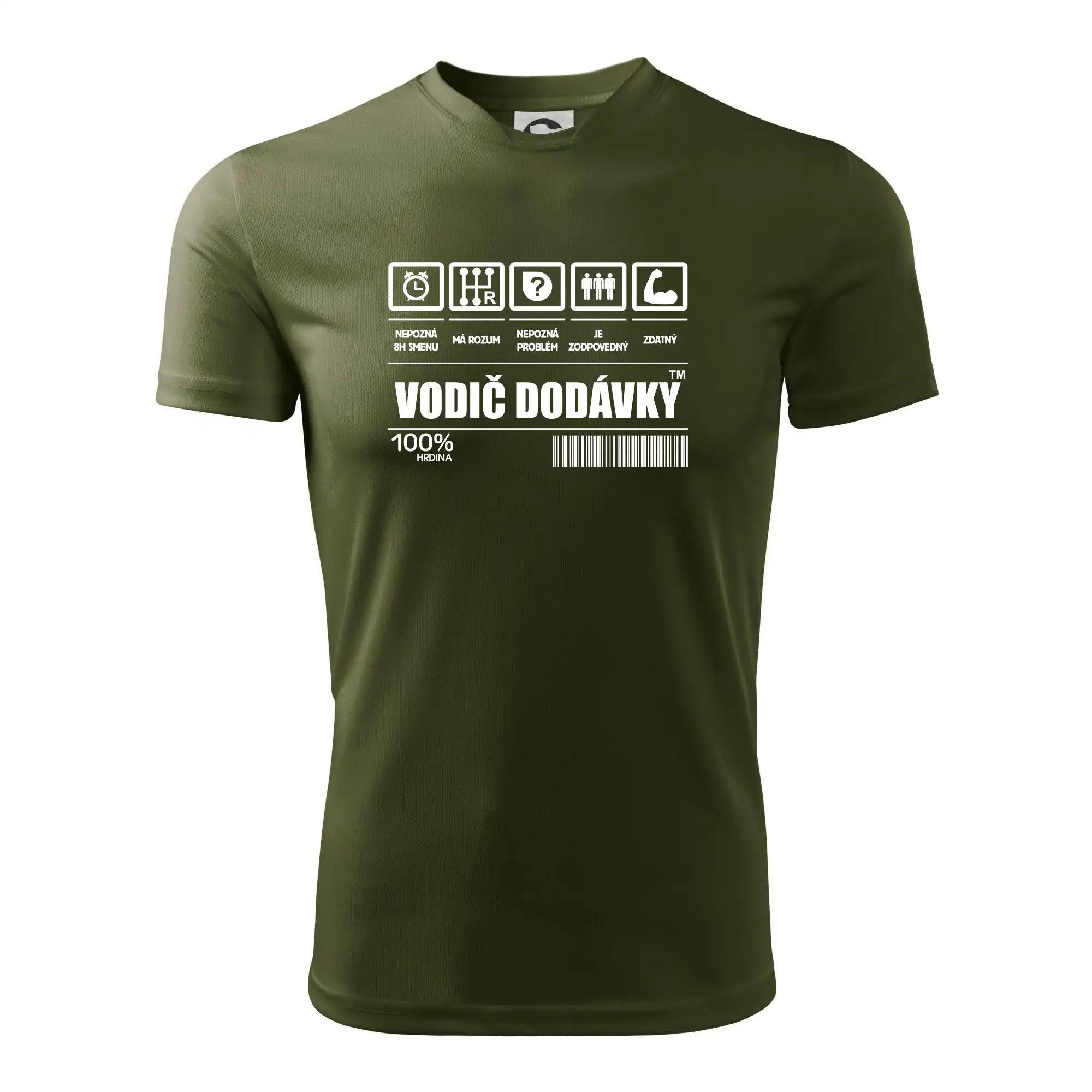 Čiarový kód - Vodič dodávky