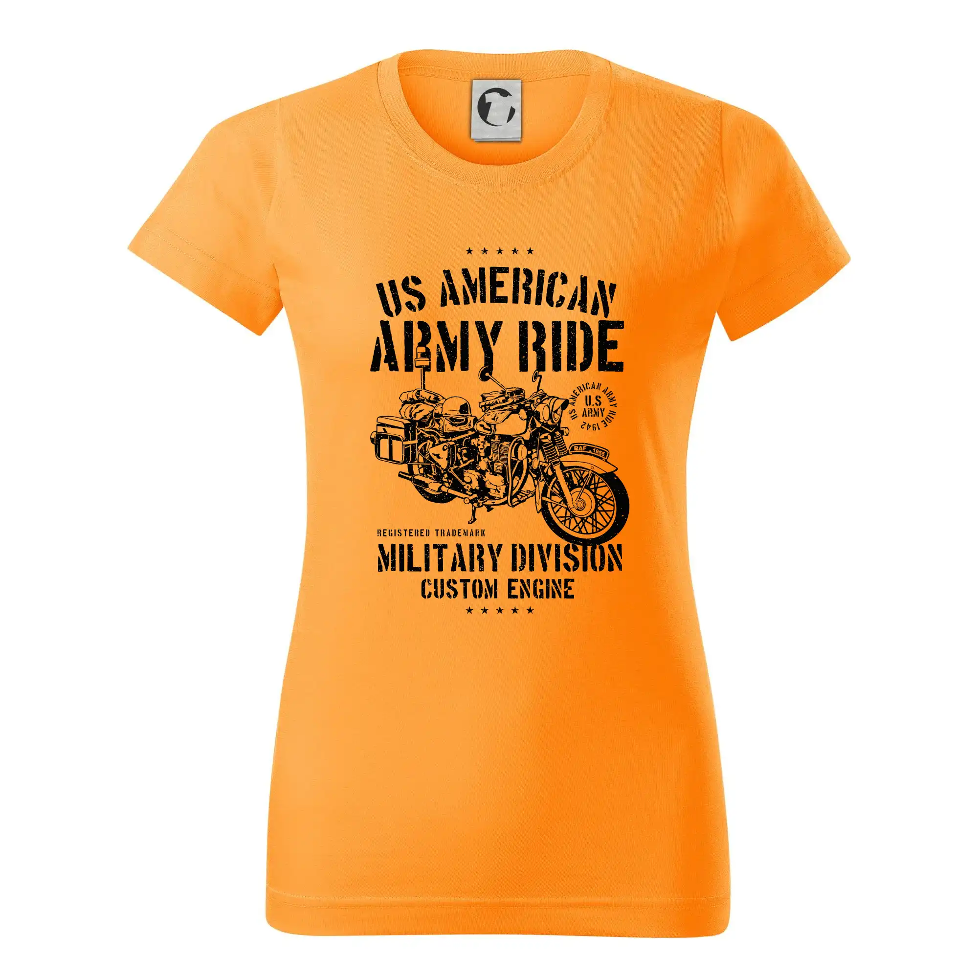 Army Ride Motorcycle - Dámske tričko basic - ľahko voľnejšie a dlhšie