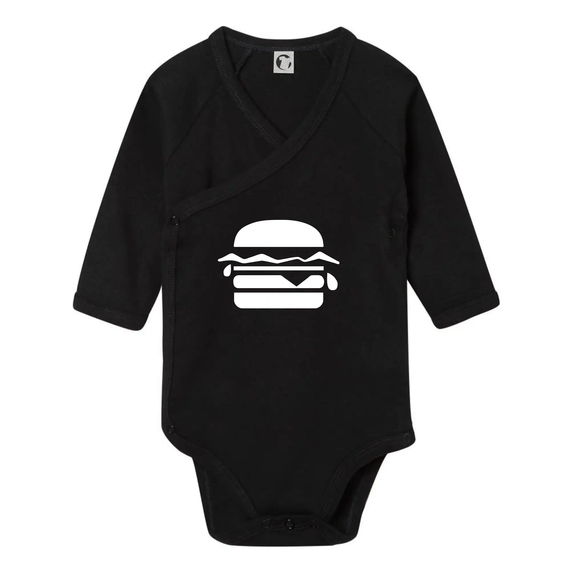 Hamburger ikona - Body zavinovacie s dlhým rukávom