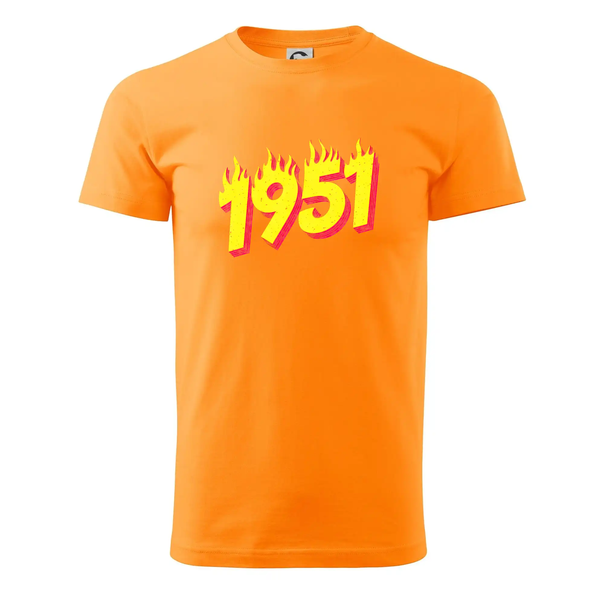 Trička s ročníkom 1951 - Narodeniny v ohni 1951 - Klasické pánske tričko vyššej gramáže