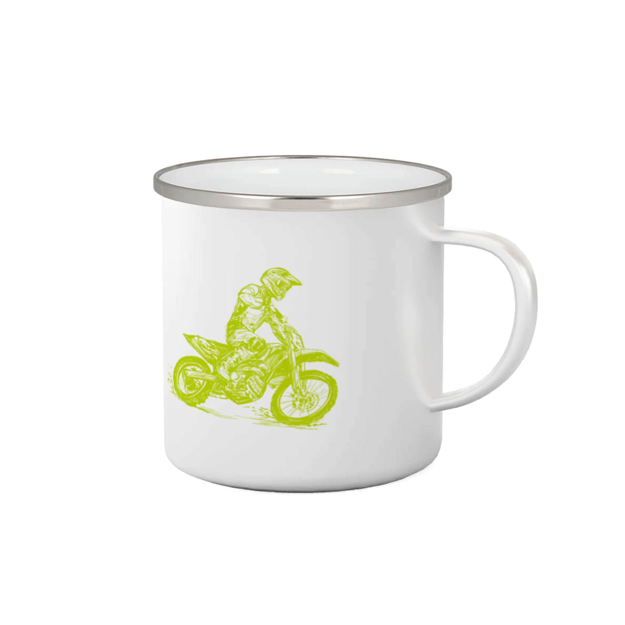 Motocross tričká - Crosska zelená - Plecháčik