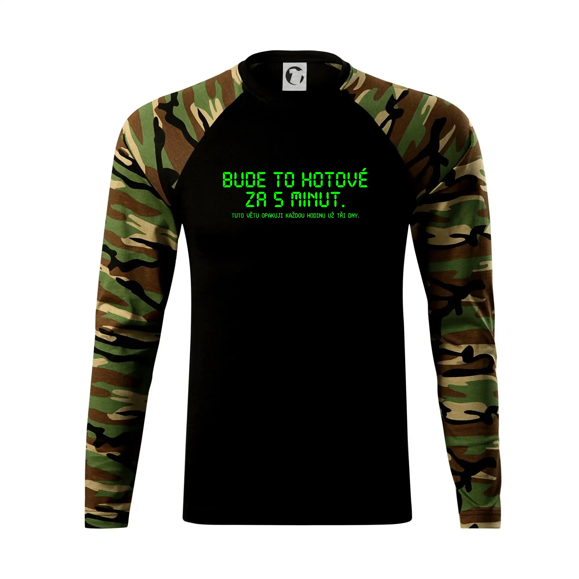 Tričká pre ajťákov - BUDE TO HOTOVÉ ZA 5 MINUT - Camouflage LS