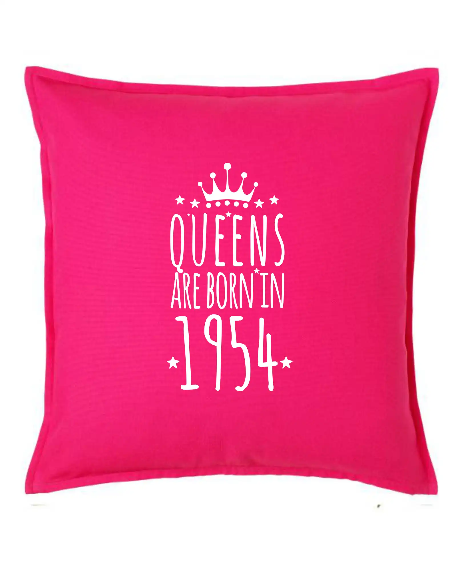 Trička s ročníkom 1954 - Queens are born in 1954 - Vankúš 50x50