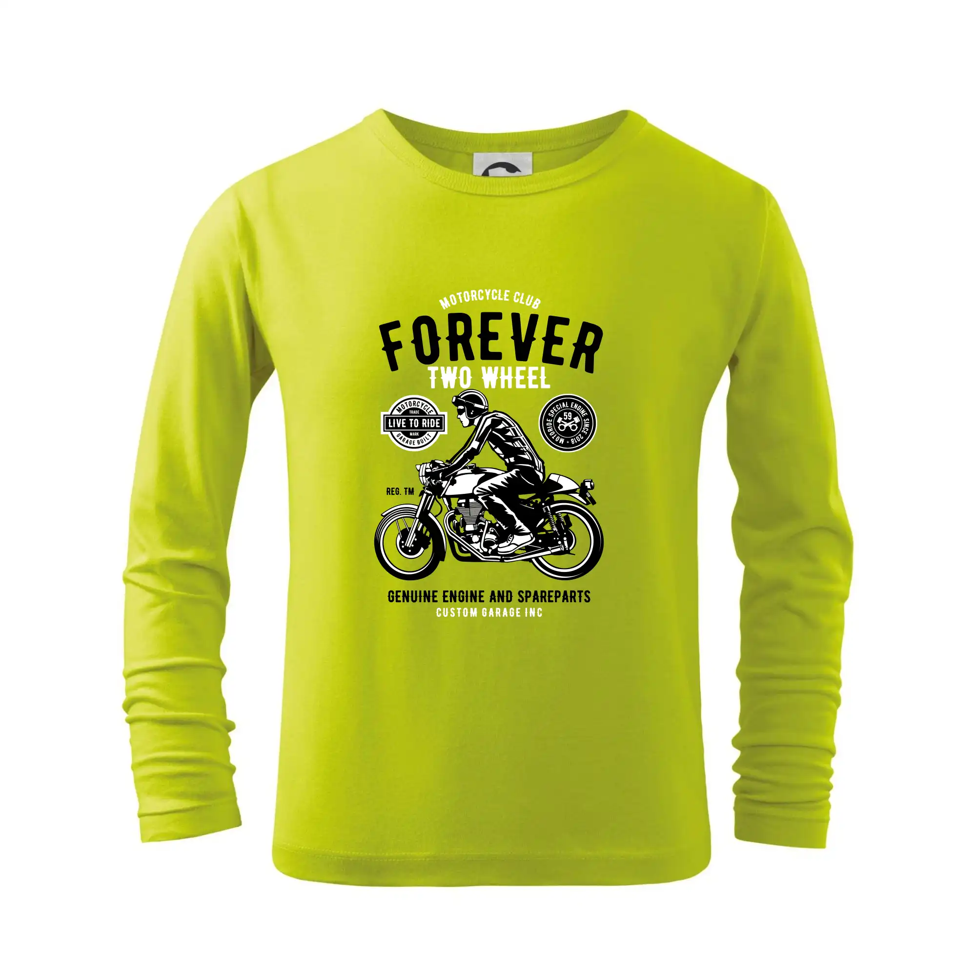 Tričká pre motorkárov¨ - Forever Two Wheel - Tričko detské Long Sleeve