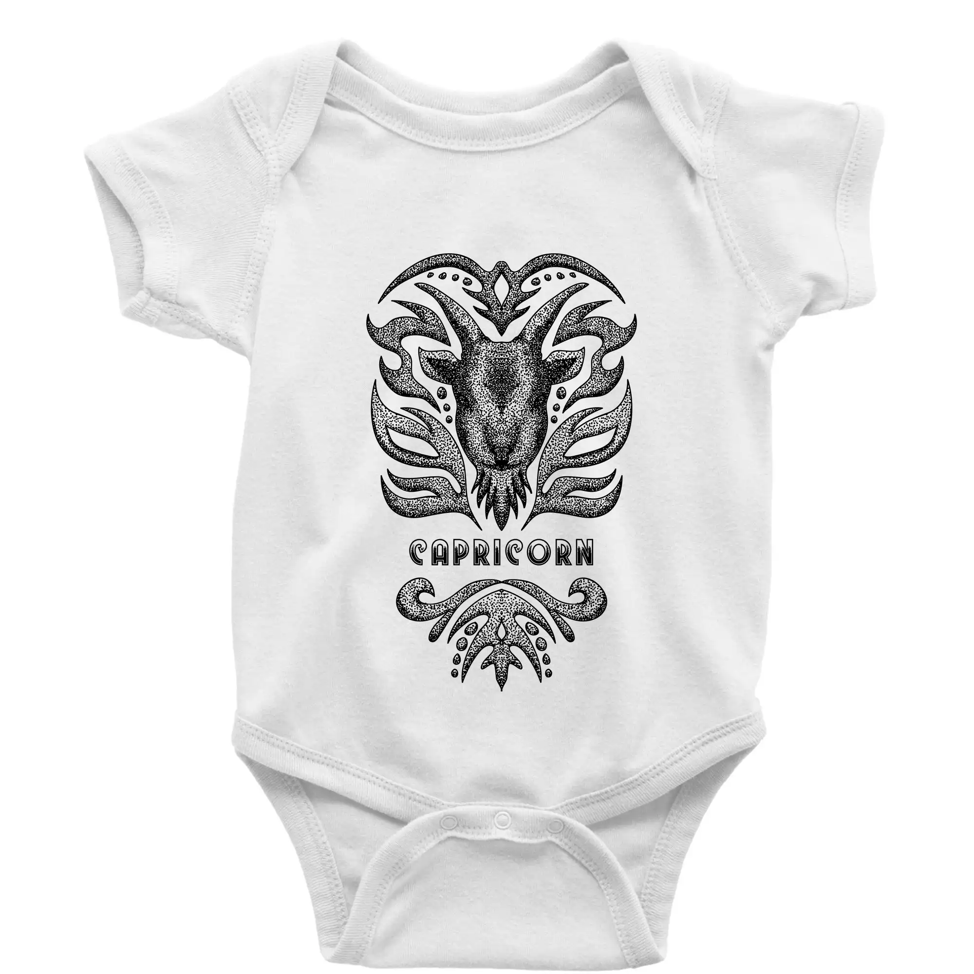 Tričká kozorožec - Capricorn - vintage - Body dojčenské s krátkym rukávom