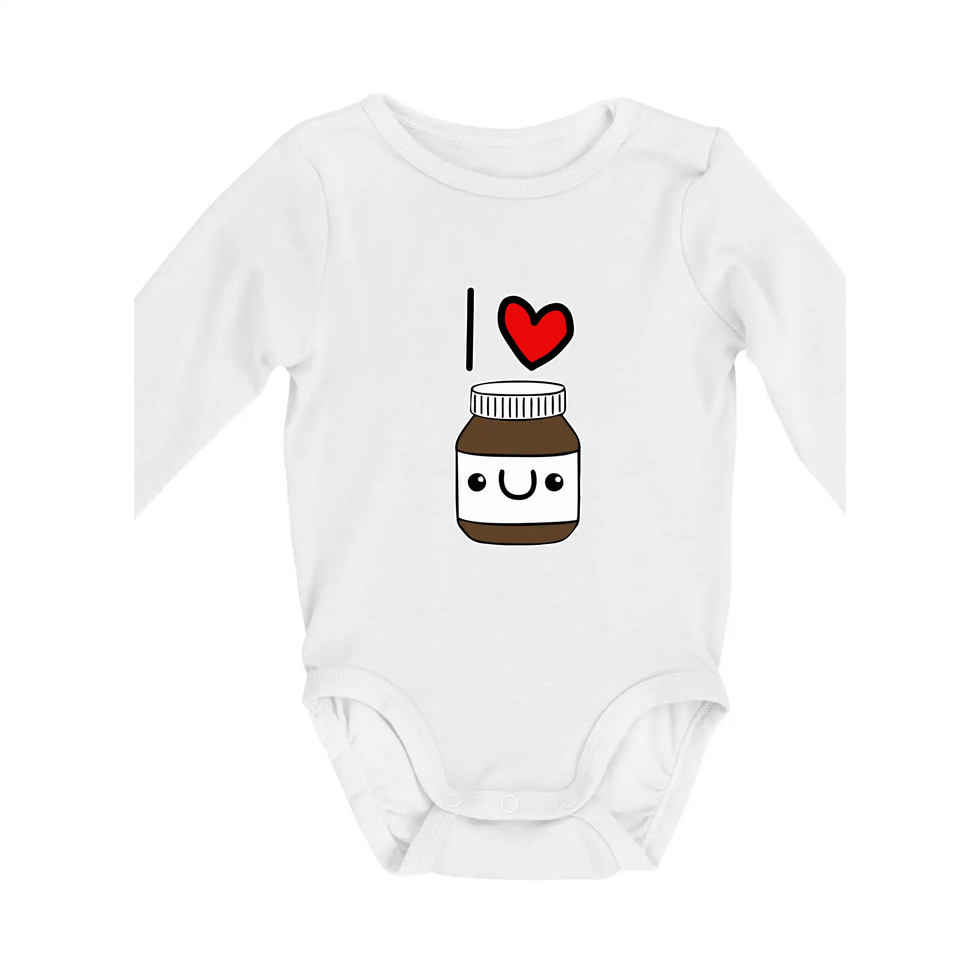 I love nugeta - Body dojčenské s dlhým rukávom